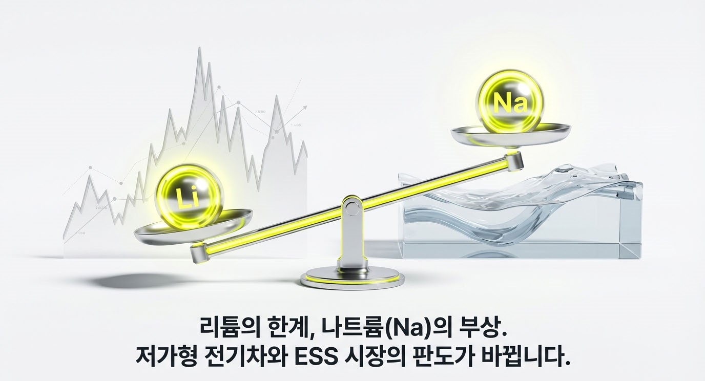리튬이온 배터리 한계와 나트륨이온 배터리 부상 비교 - 리튬 가격 급등·공급 불안에 따른 저가형 전기차·ESS 시장에서 나트륨(Na) 배터리로의 패러다임 전환 가속화 전망
