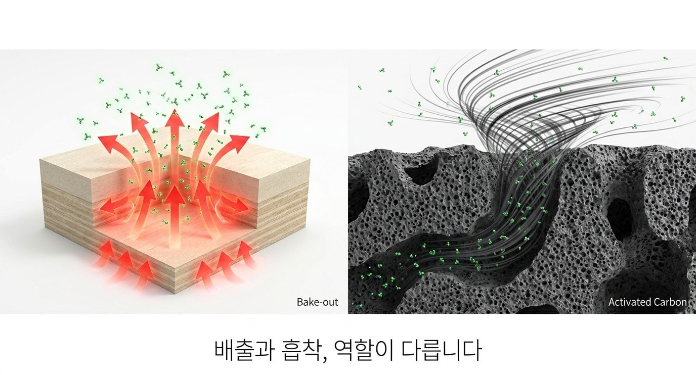 새집증후군에서 베이크아웃과 활성탄의 역할