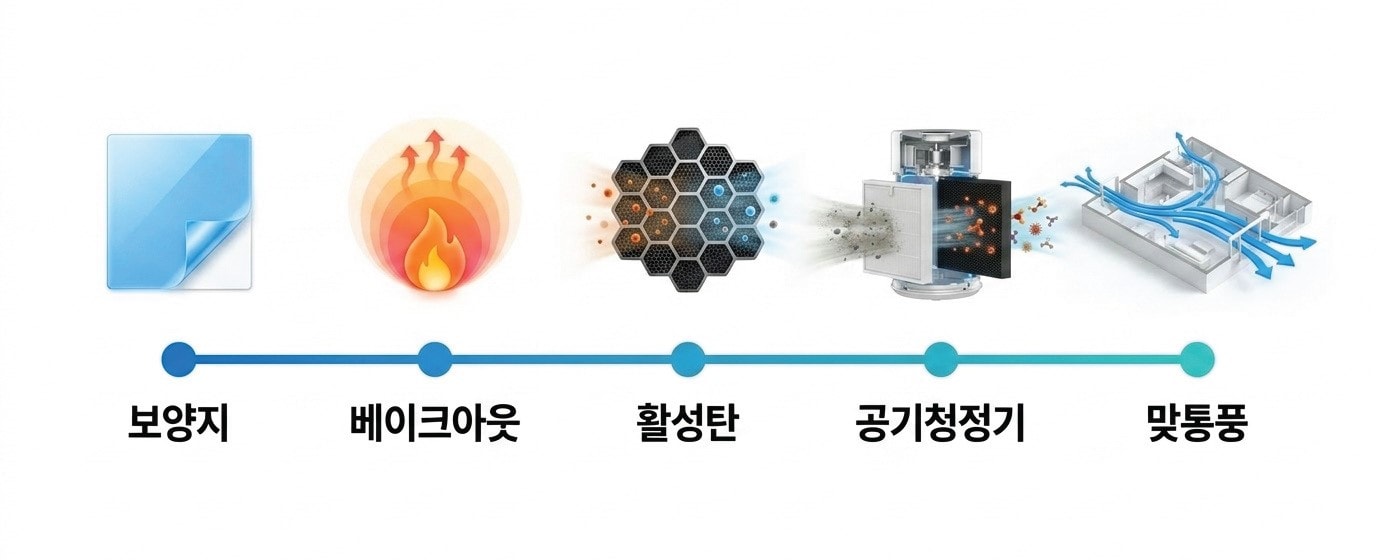 베이크아웃 순서 정리