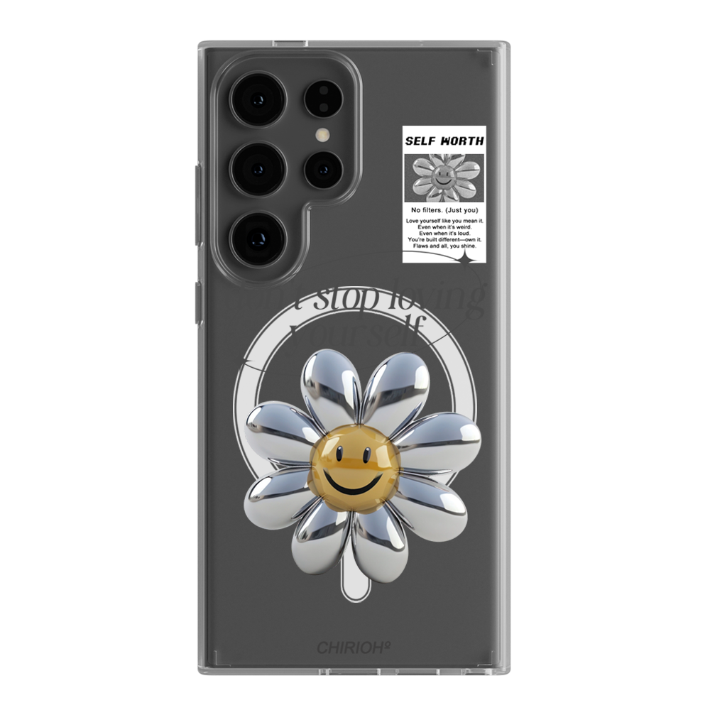 silver balloon daisy magsafe