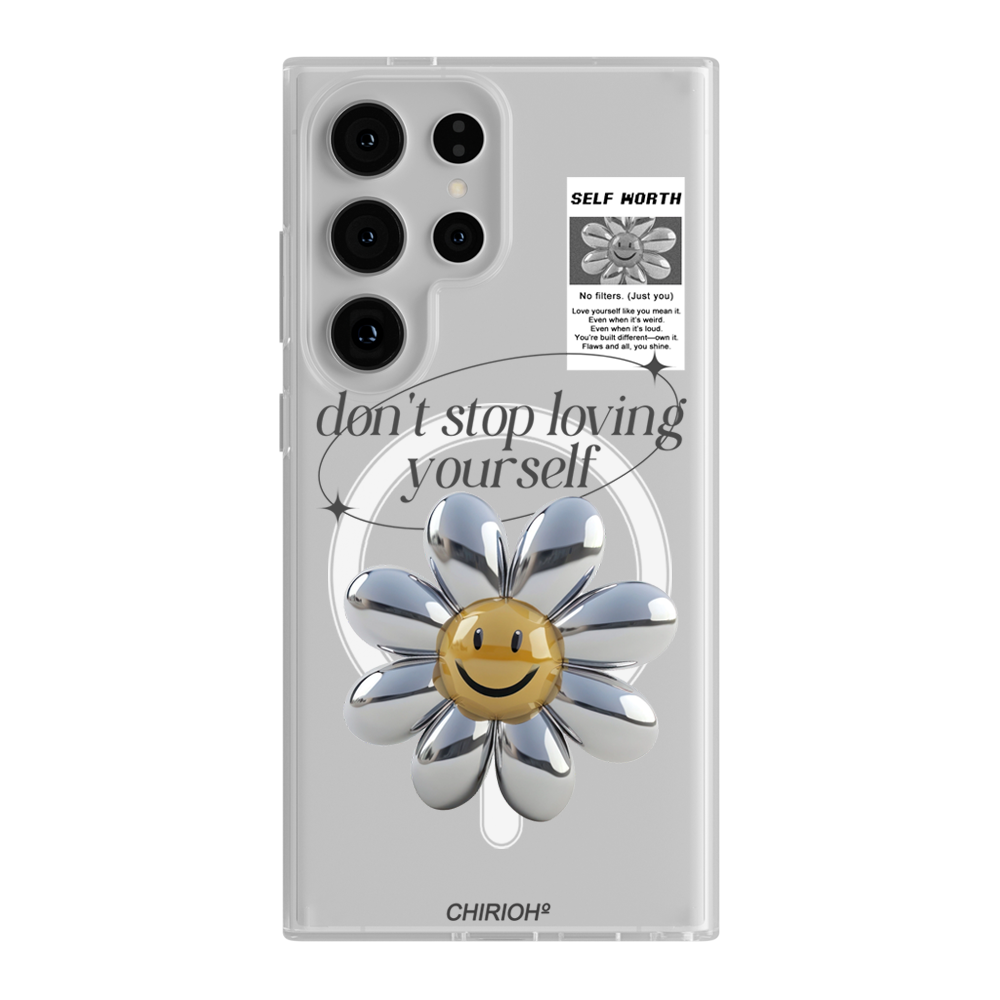 silver balloon daisy magsafe