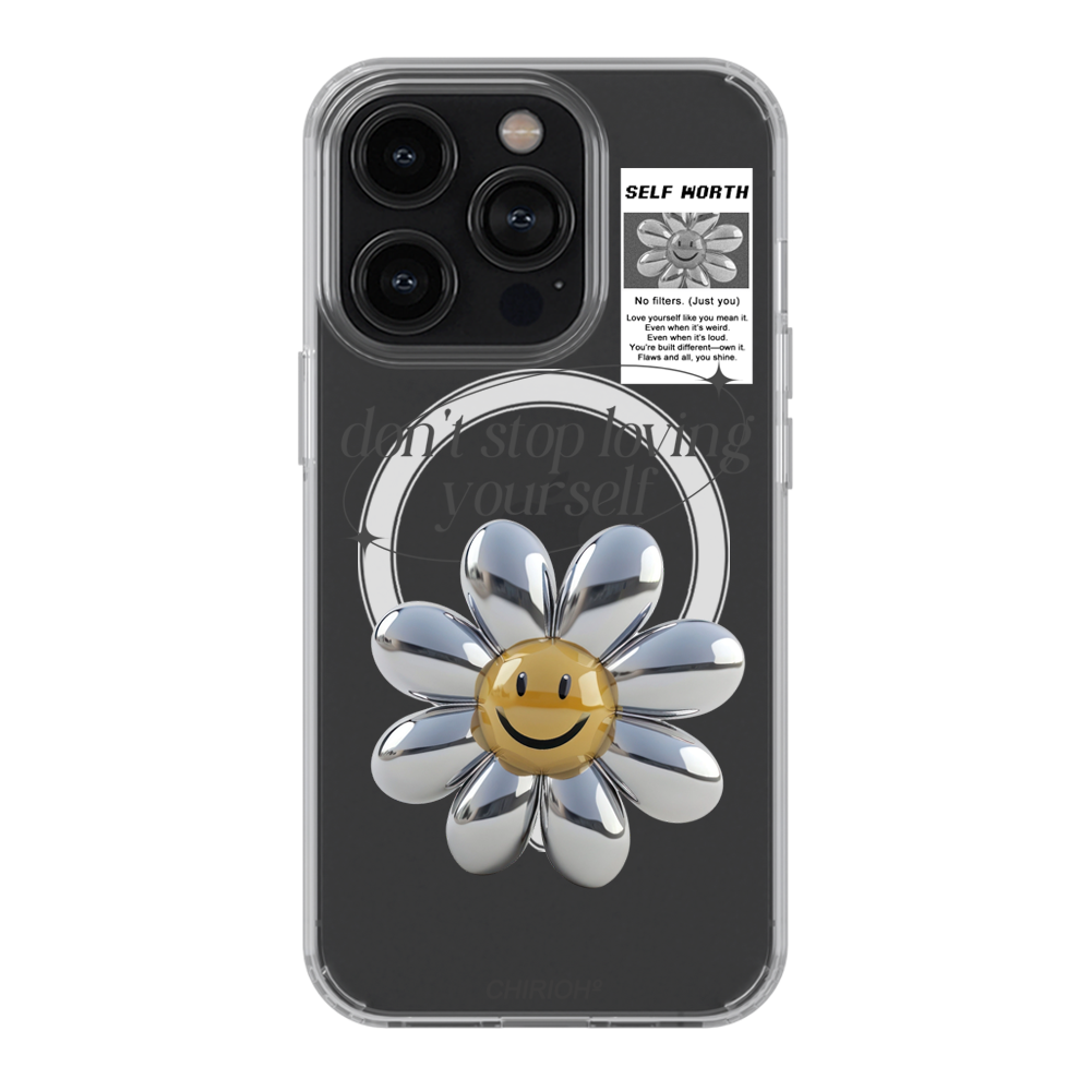 silver balloon daisy magsafe
