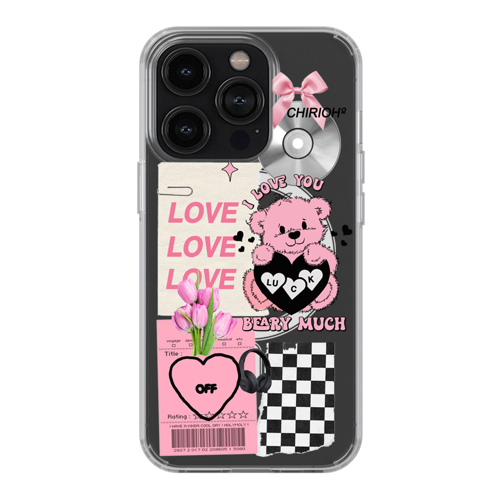 pink bear snap daisy magsafe
