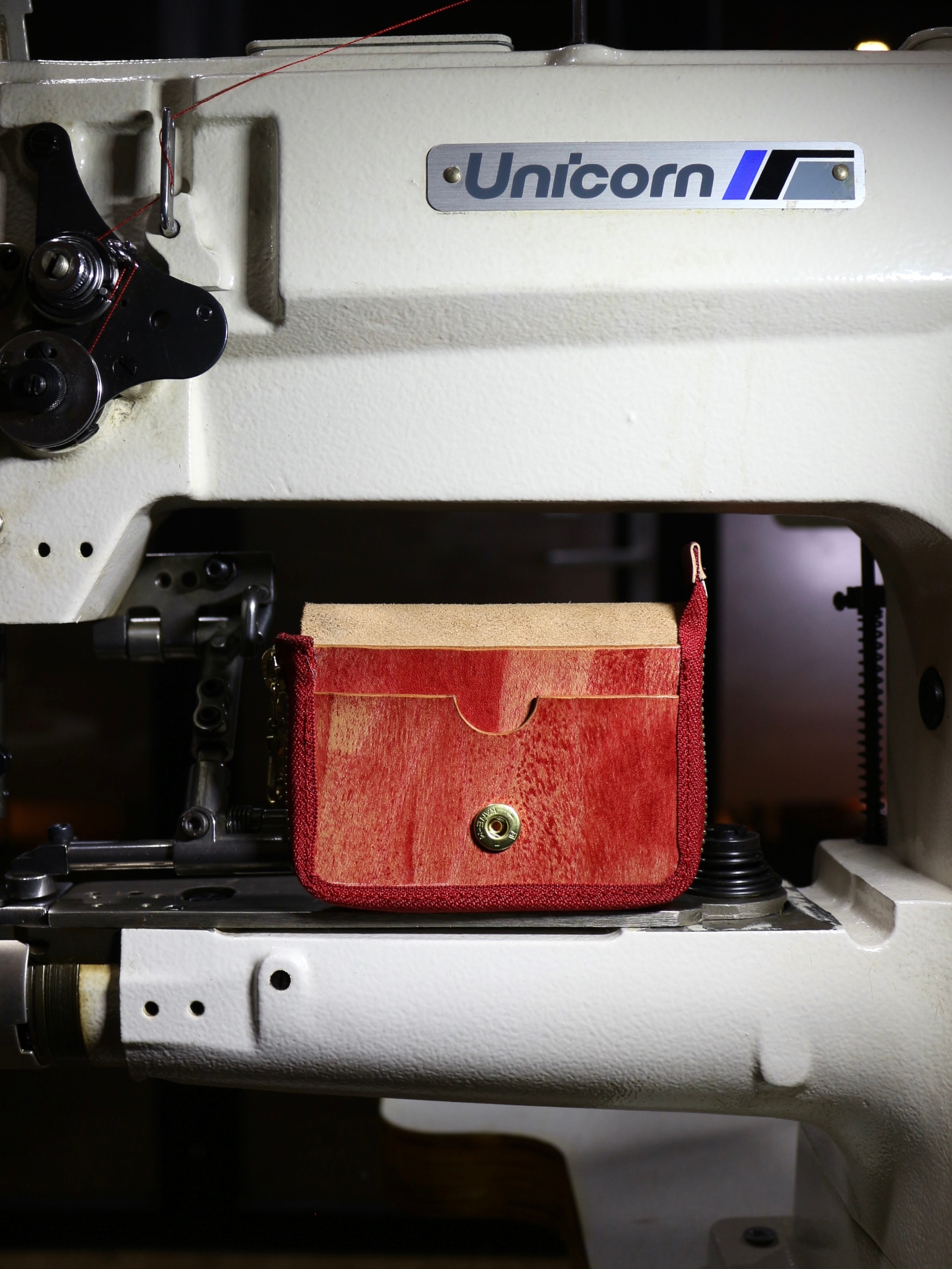 Reverse Constructed Zipper Wallet