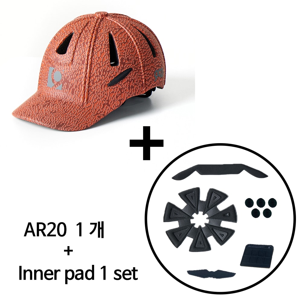 902s 자전거용 나인오투 ARMOUR 20 패션 어반 헬멧과 이너패드 세트(AR20+LAR20)  CE, KC 인증