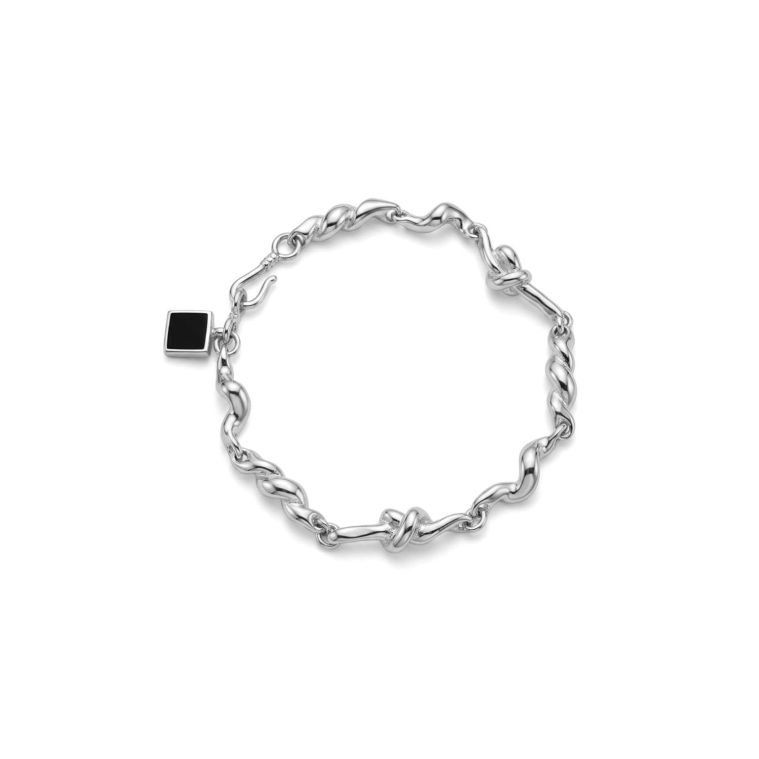 NODO FLOW Bracelet (BOLD) | Silver925 Genderless Jewelry | AMBERMARINE