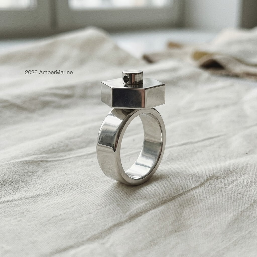 THREAD CORE Ring | Silver925 Genderless Jewelry | AMBERMARINE