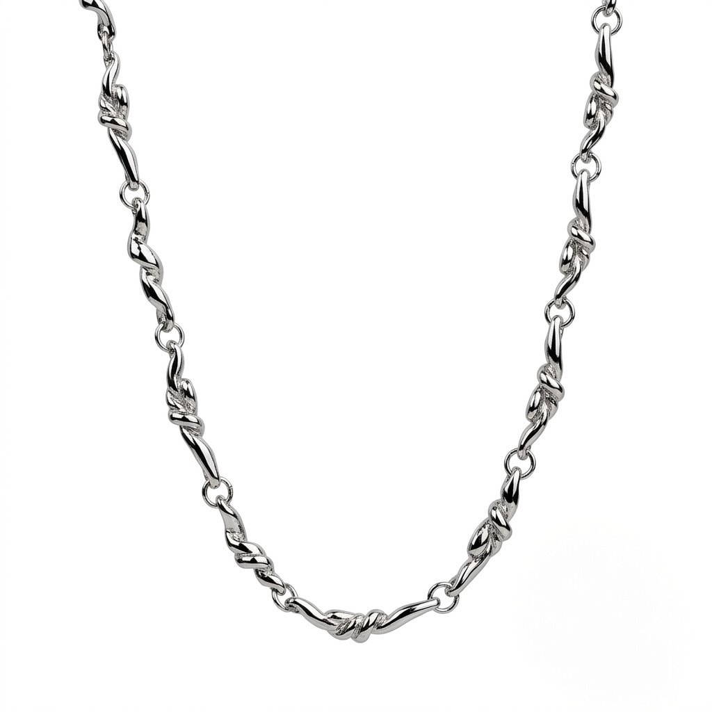 앰버마린 NODO FLOW 실버925 네크리스