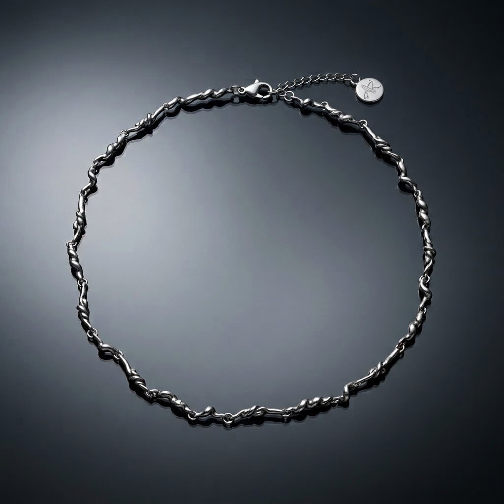 NODO FLOW Necklace | Silver925 Genderless Jewelry | AMBERMARINE