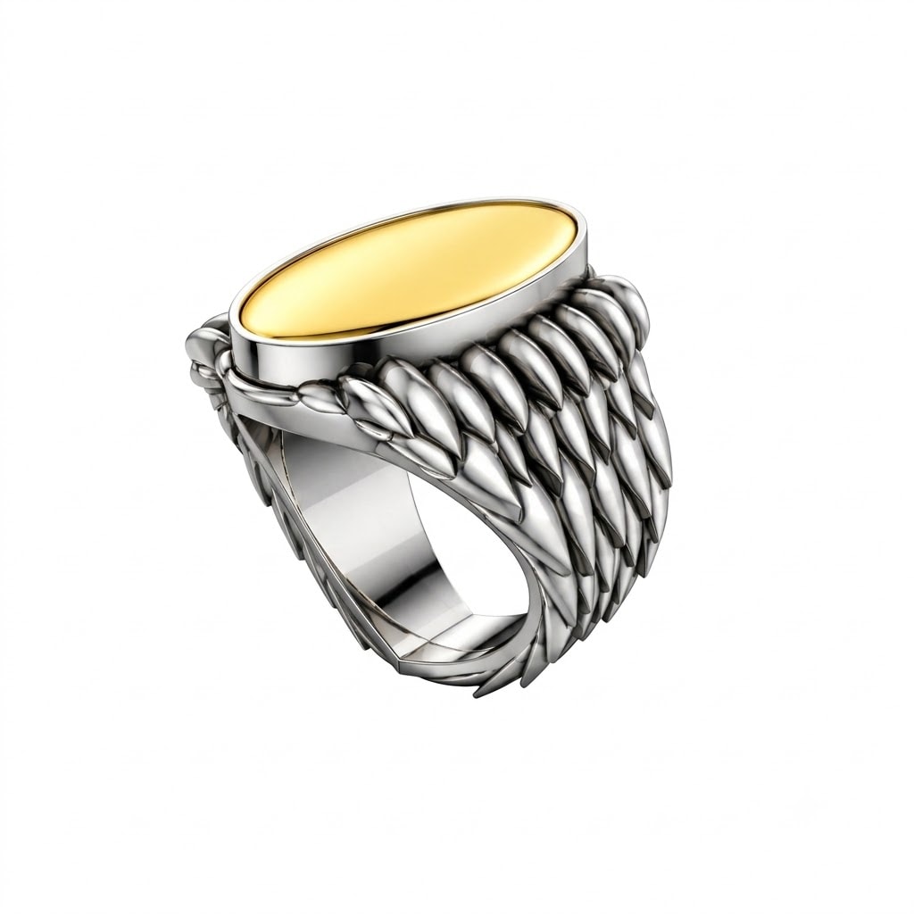 SOAR Ring Gold | Silver925 Genderless Jewelry | AMBERMARINE