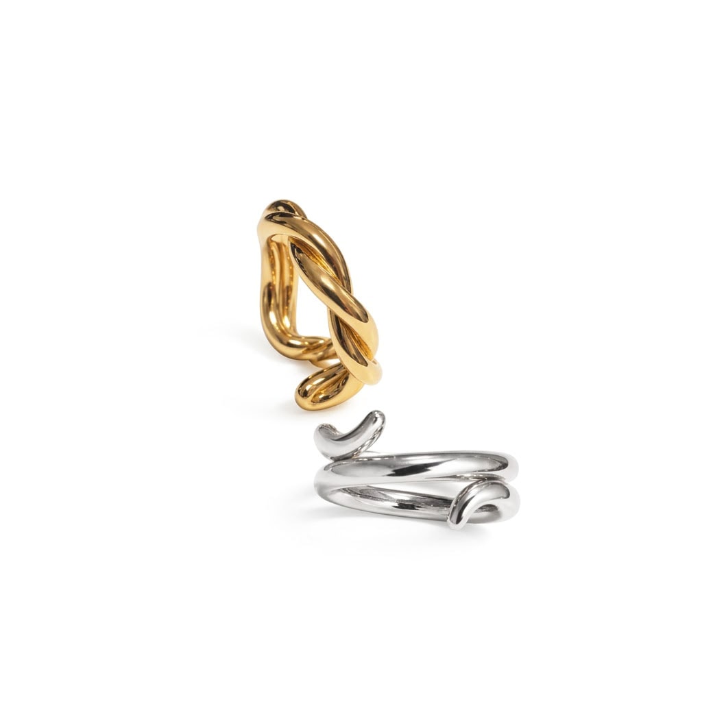 TWIST RING / FLOW RING | Silver925 Genderless Jewelry | AMBERMARINE