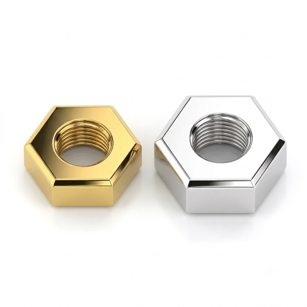 THREAD NUT – PLAIN HEX | Silver925 Genderless Jewelry | AMBERMARINE