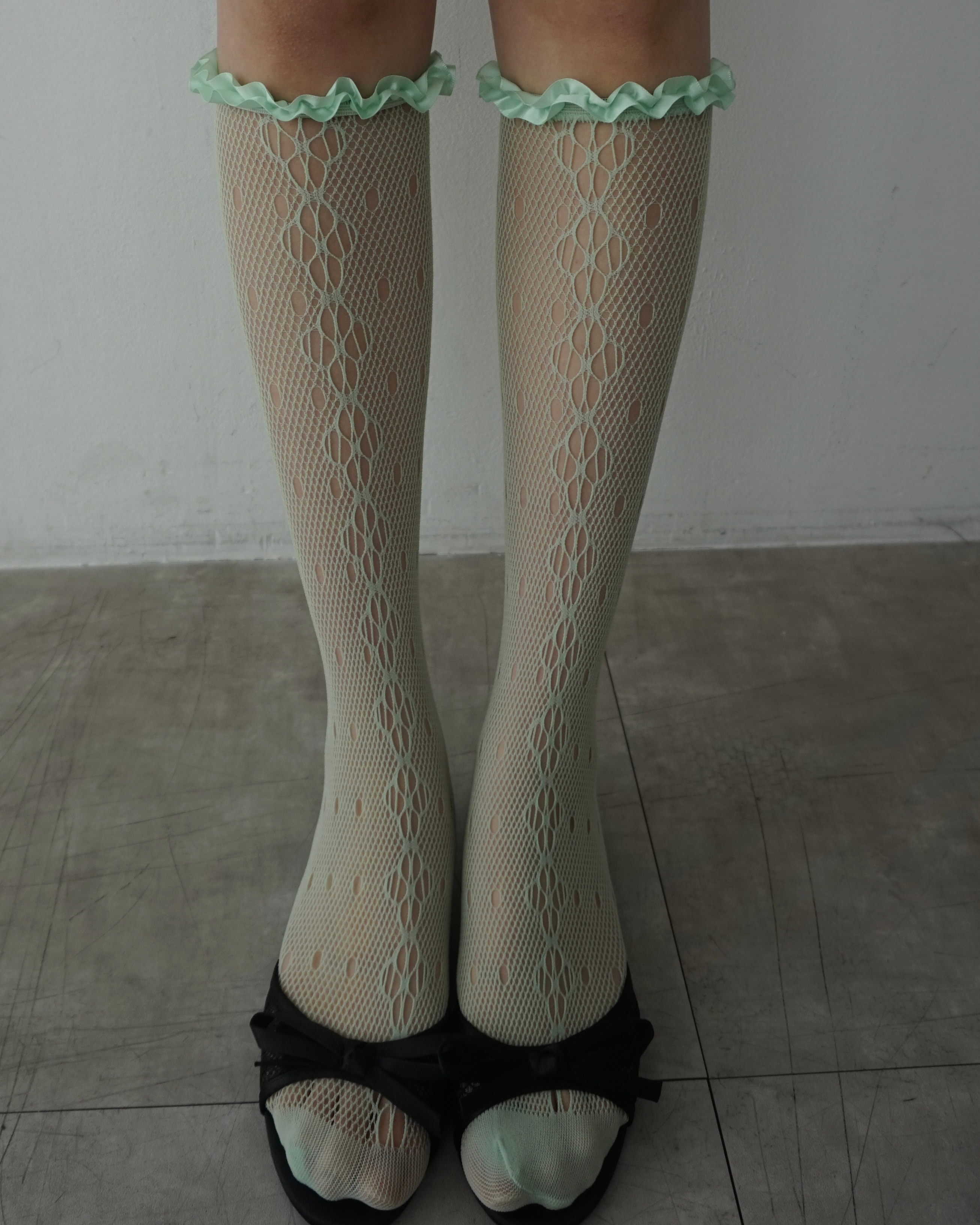 Lace mesh socks