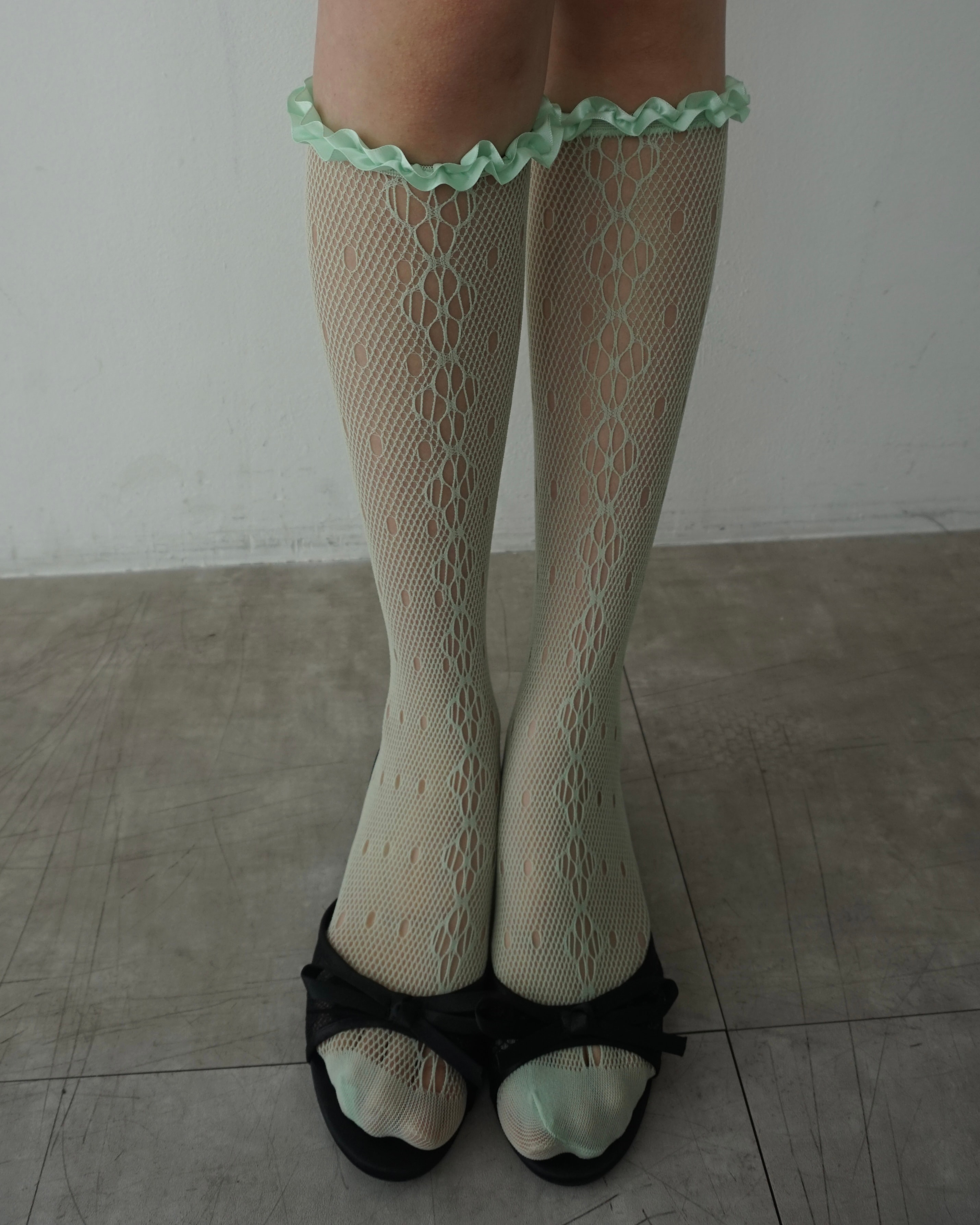 Lace mesh socks