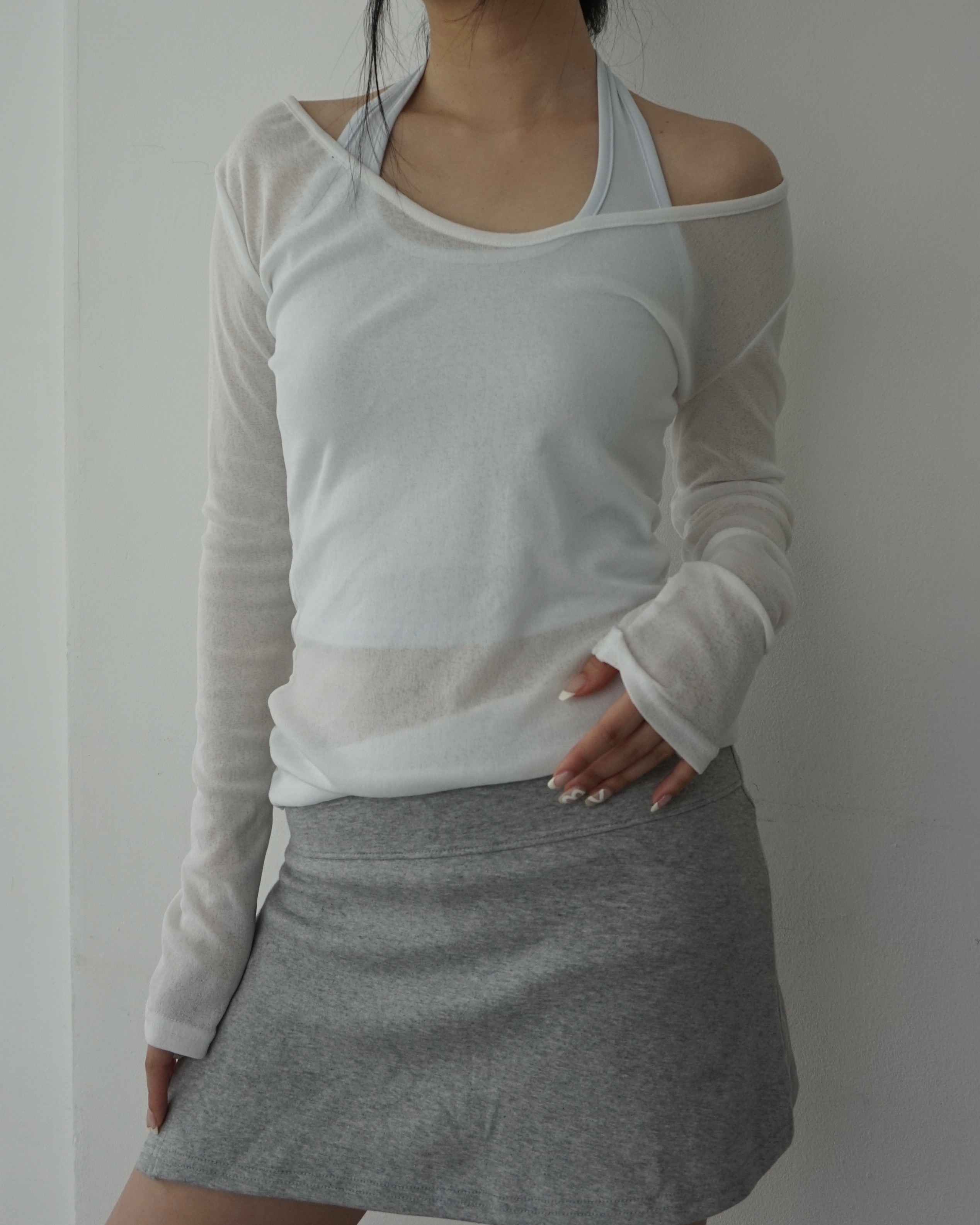 Hater mesh knit set