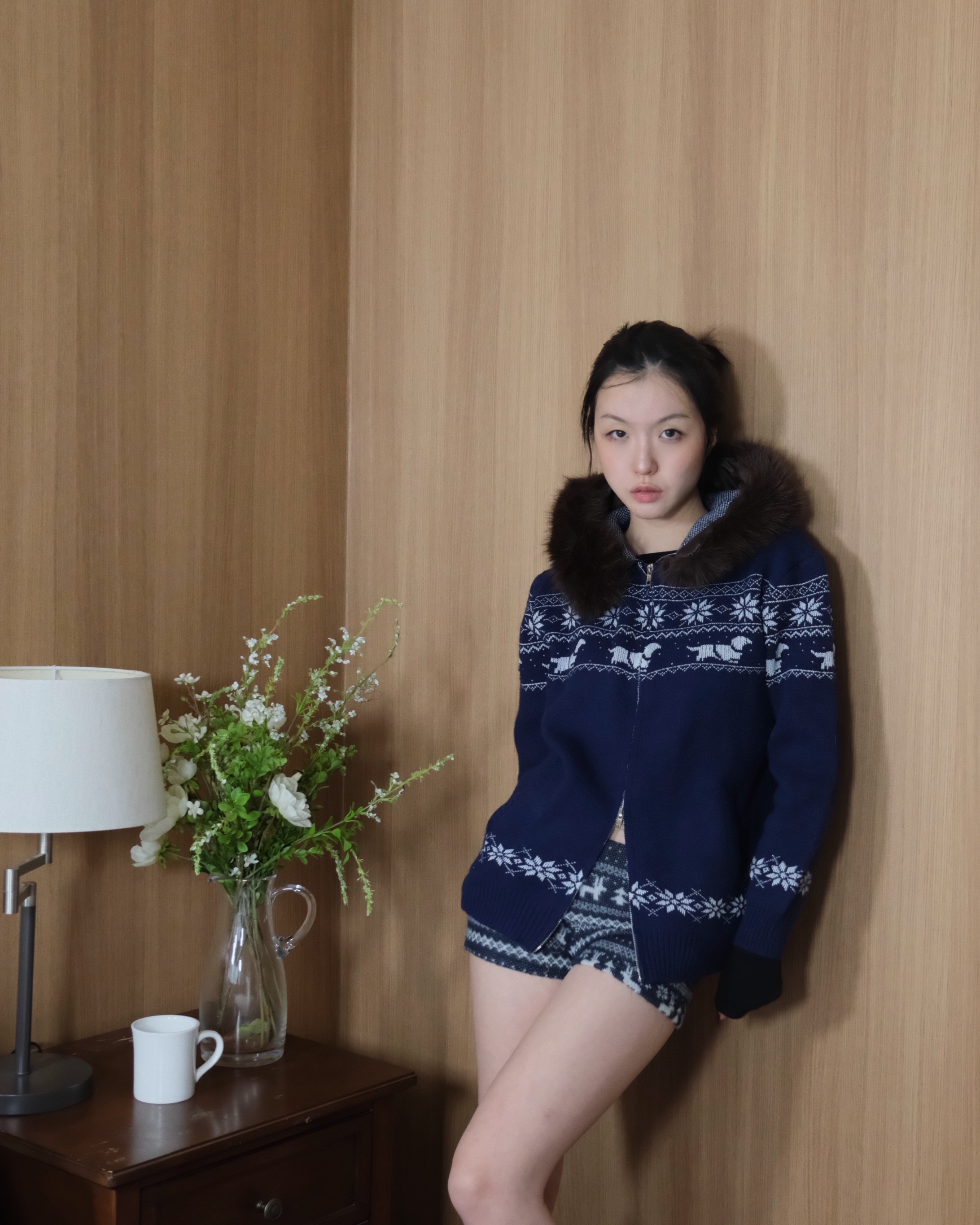 Nordic fur hoodie