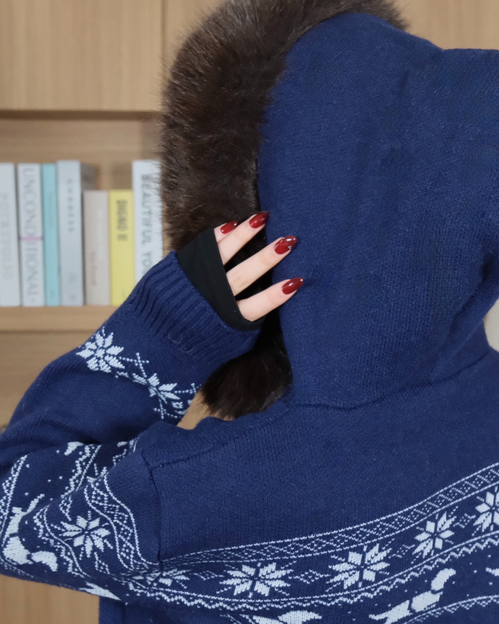 Nordic fur hoodie