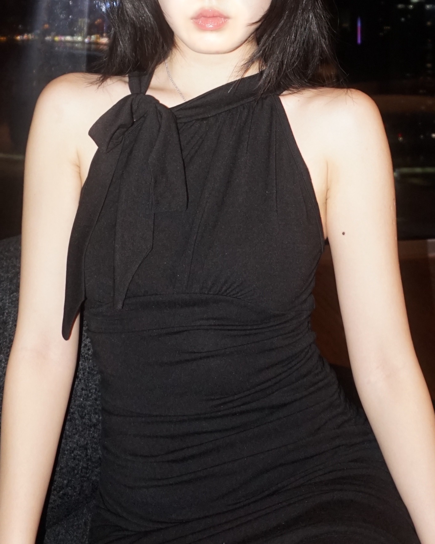 Holly strap slip dress