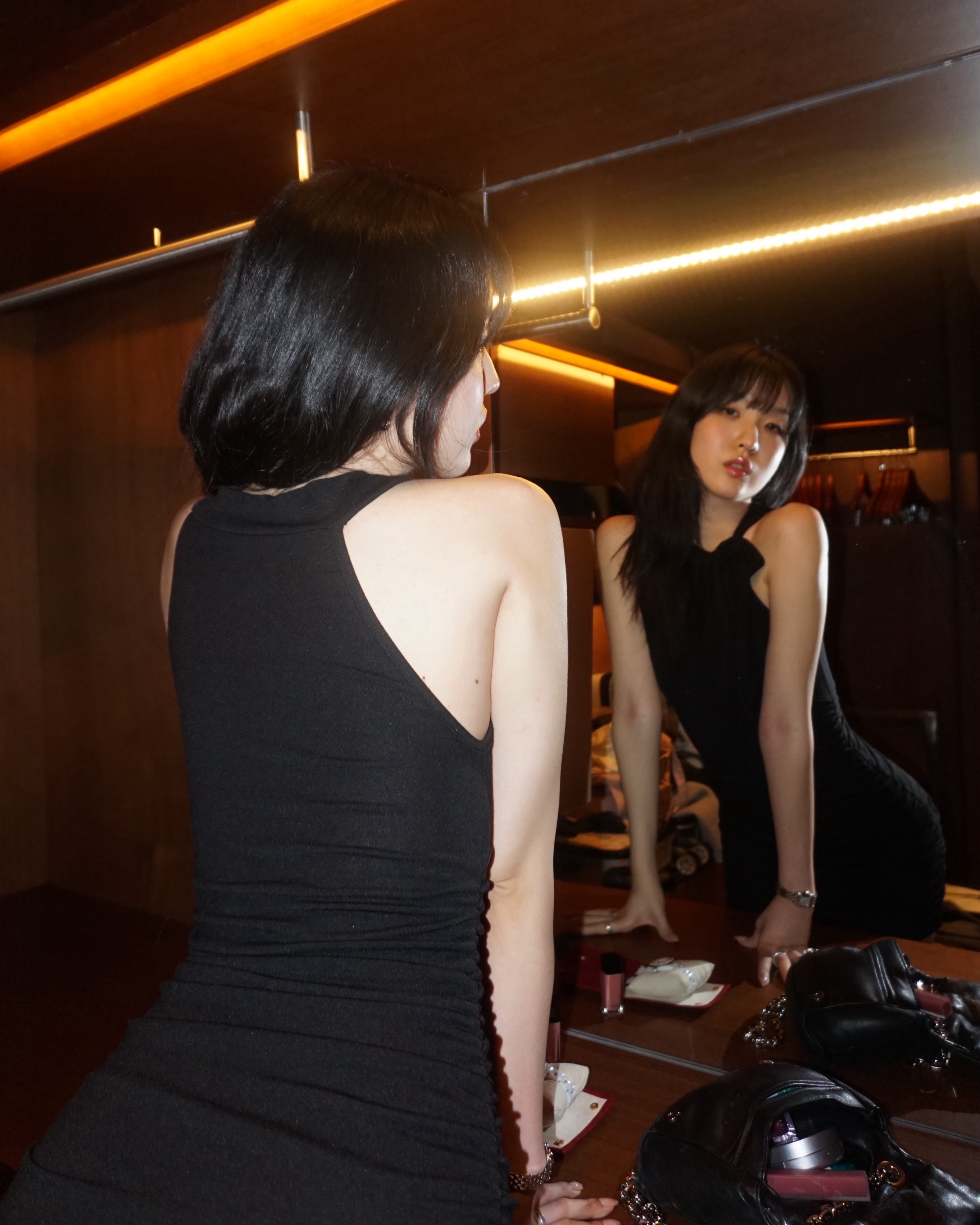 Holly strap slip dress