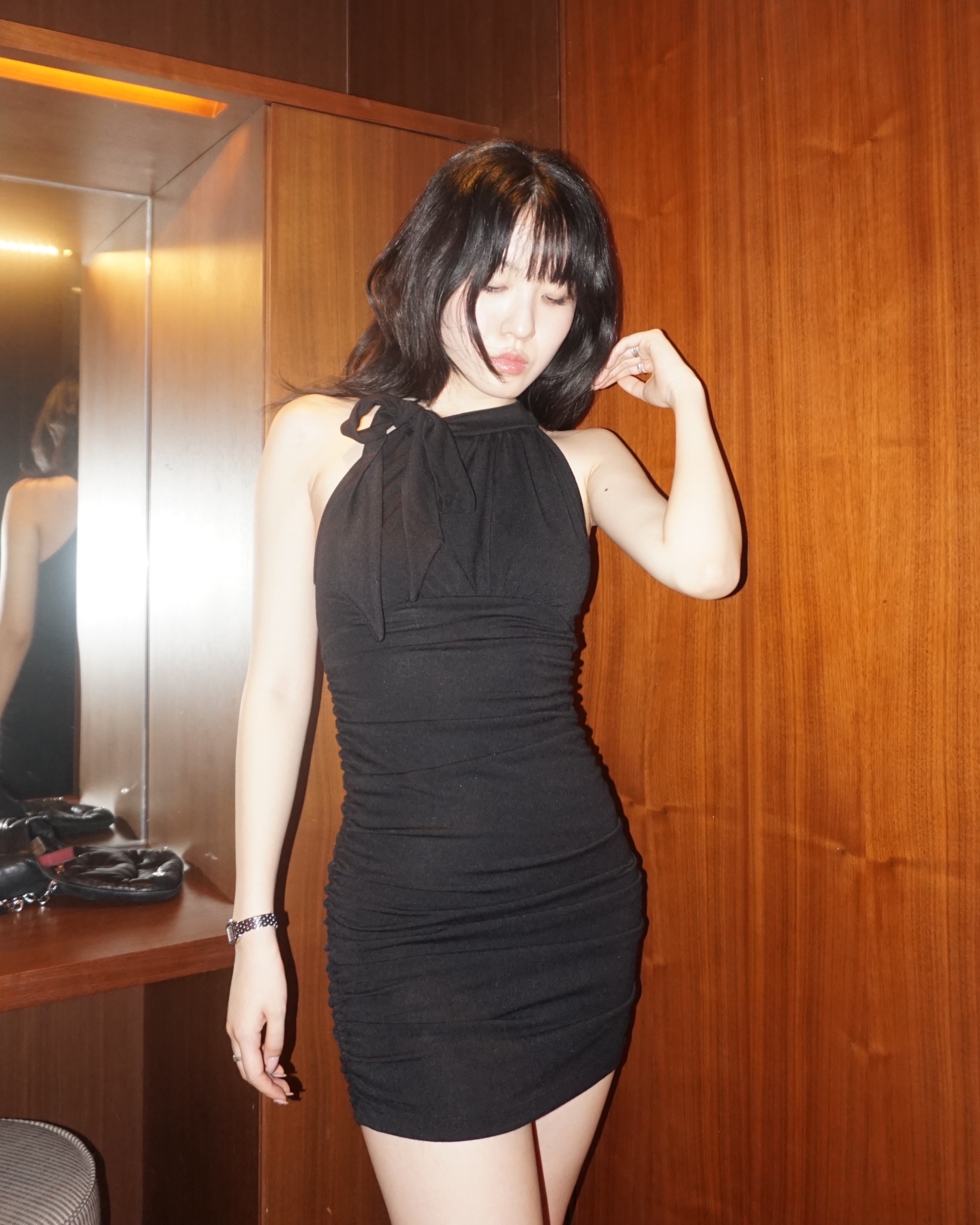 Holly strap slip dress