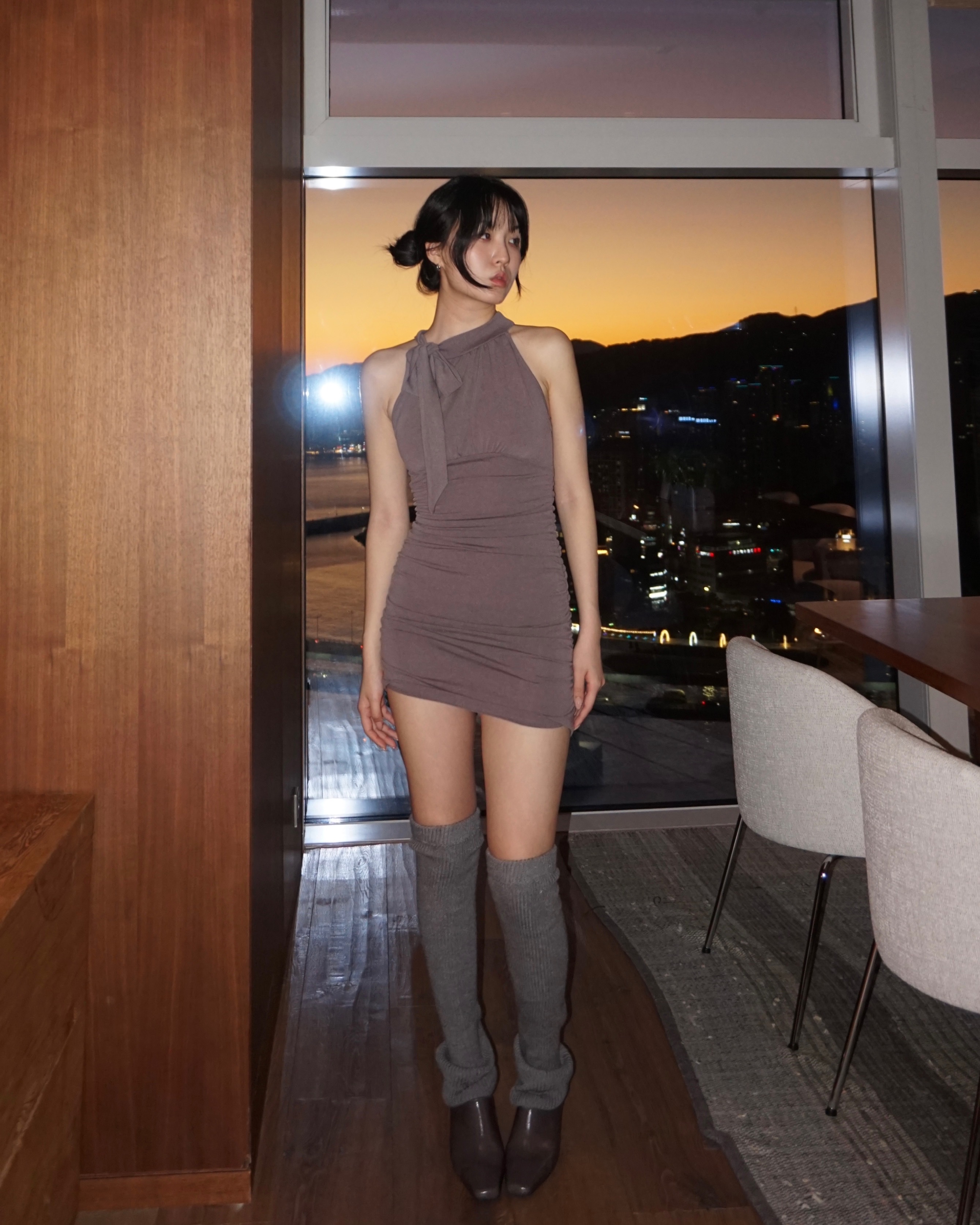 Holly strap slip dress