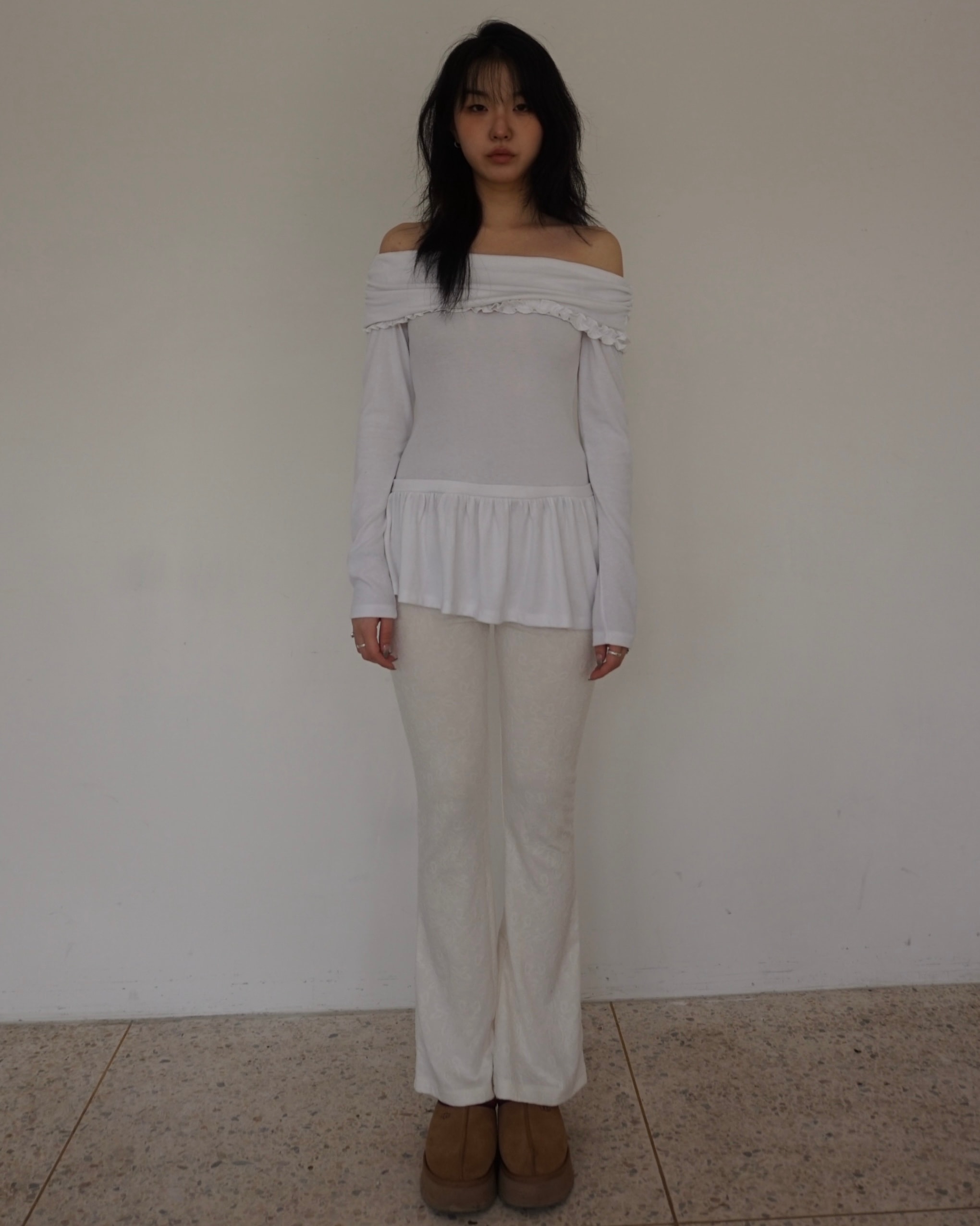 Rose boot-cut pants