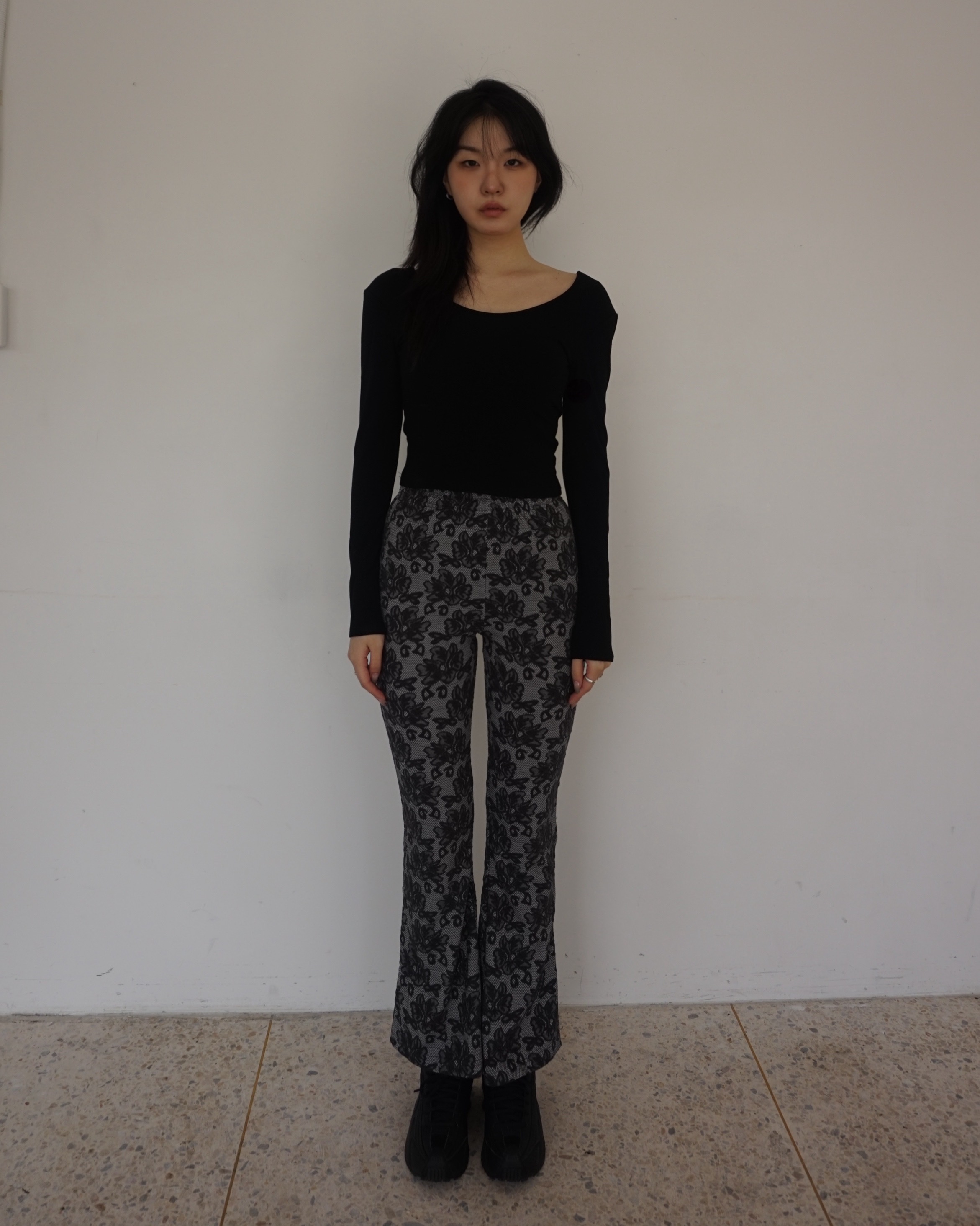 Rose boot-cut pants