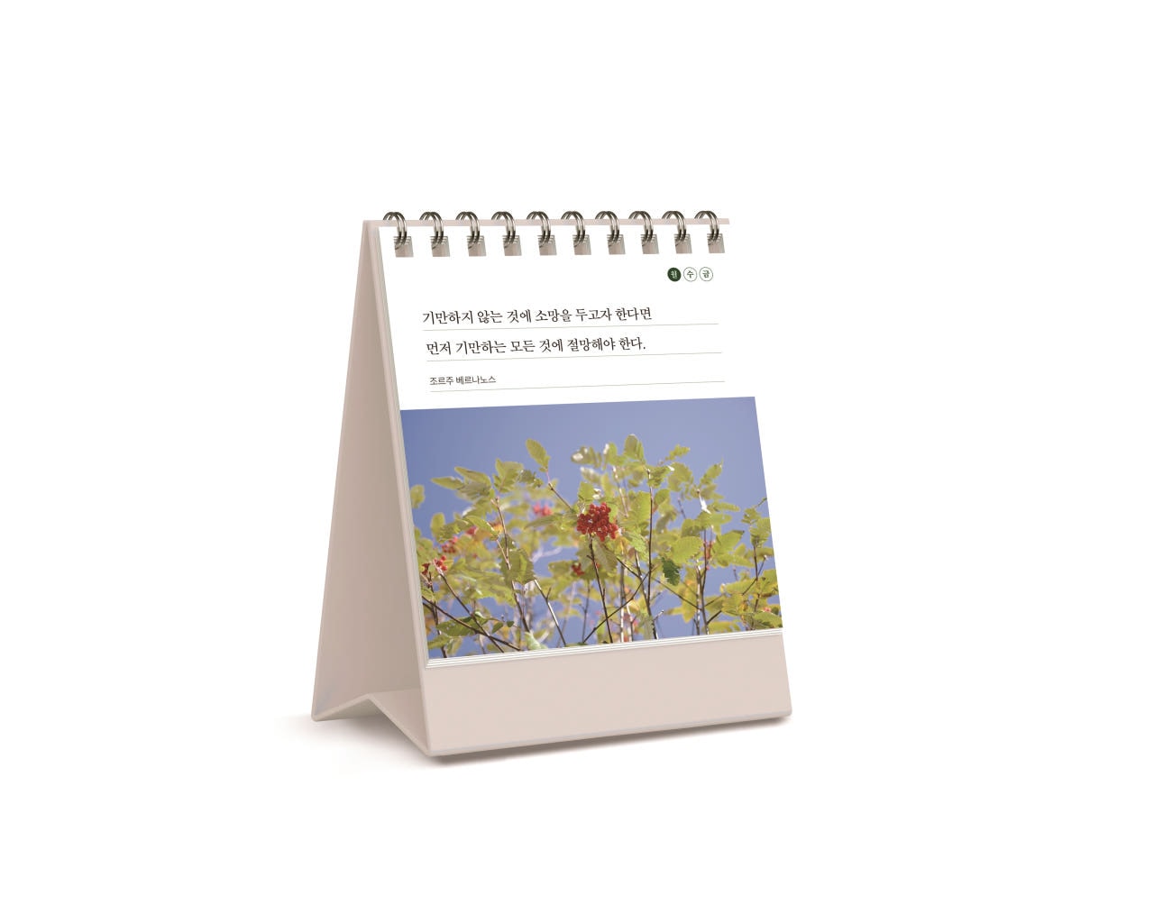 긍정의 한 줄 - 월·수·금 (좋은생각 탁상형 명언집)