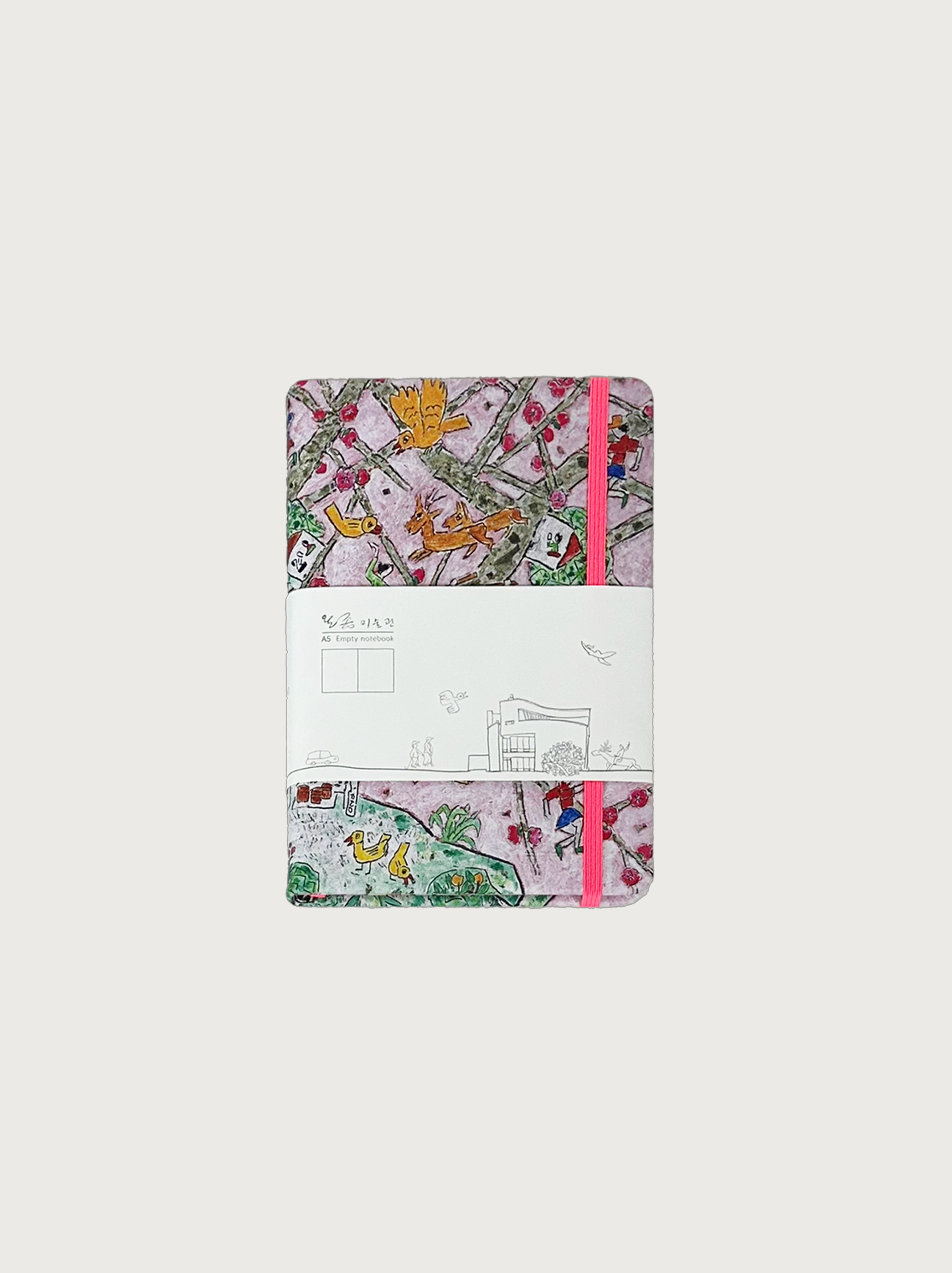 왈종 양장노트 (핑크), 이왈종