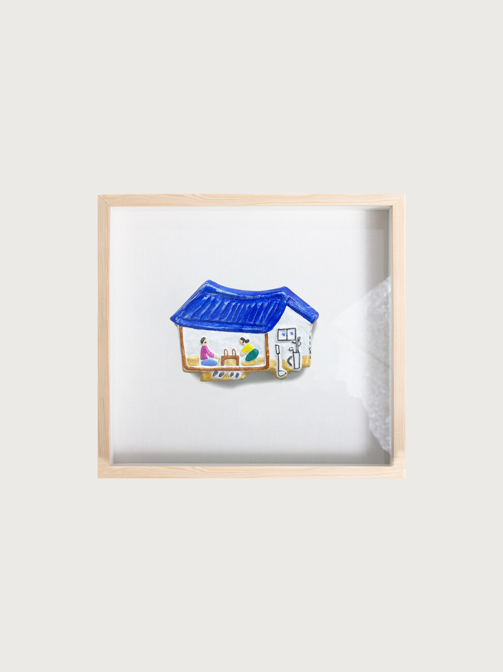이왈종 '제주생활의 중도' (파란집)