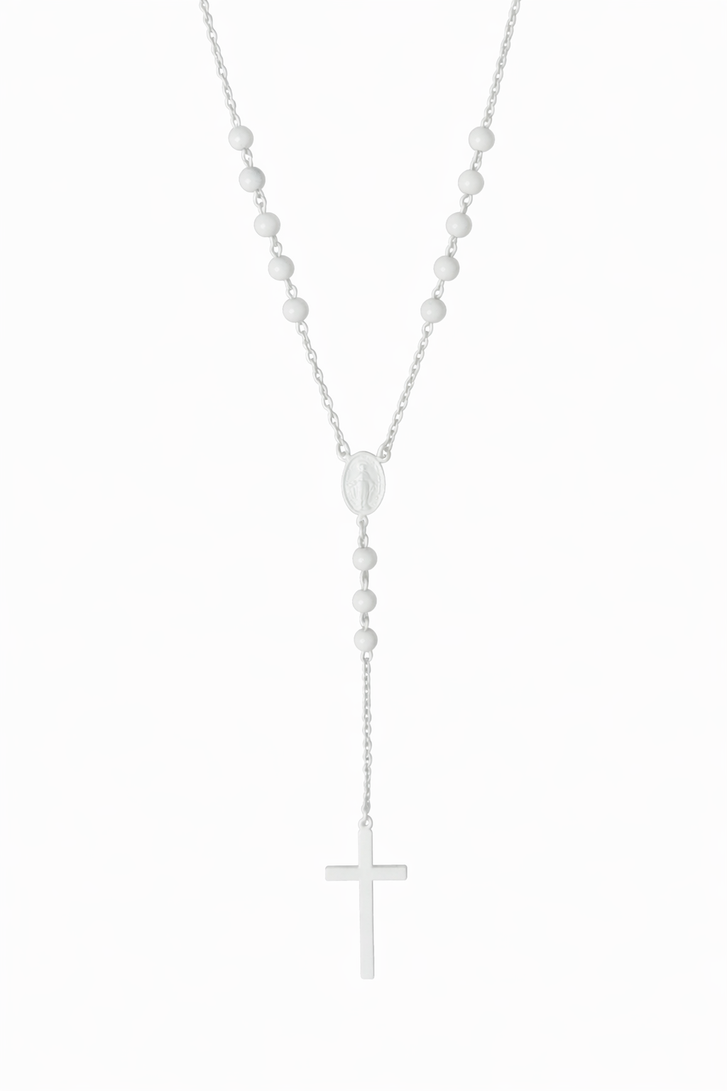 Glow Rosary - White