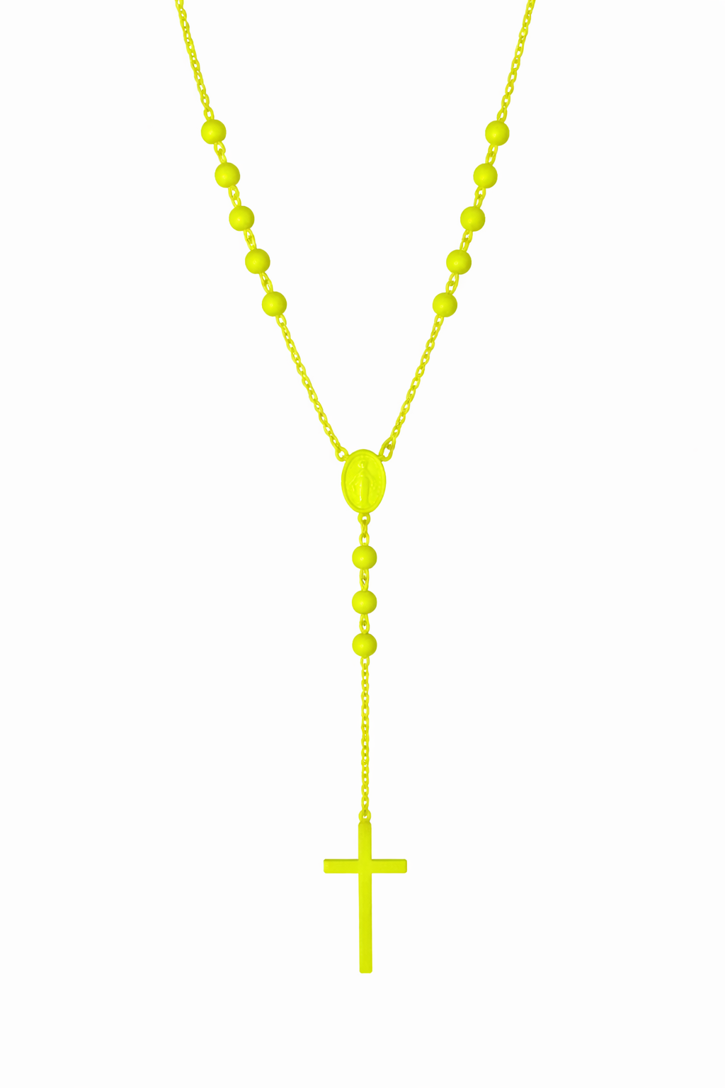Glow Rosary - Neon Yellow