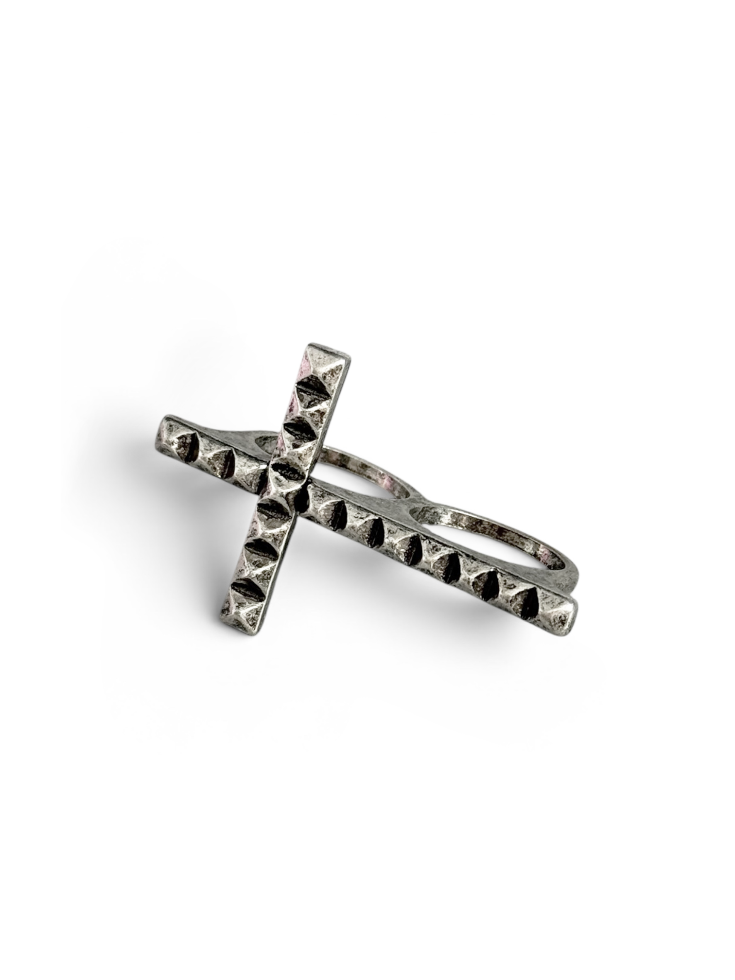 Double Stud - Silver