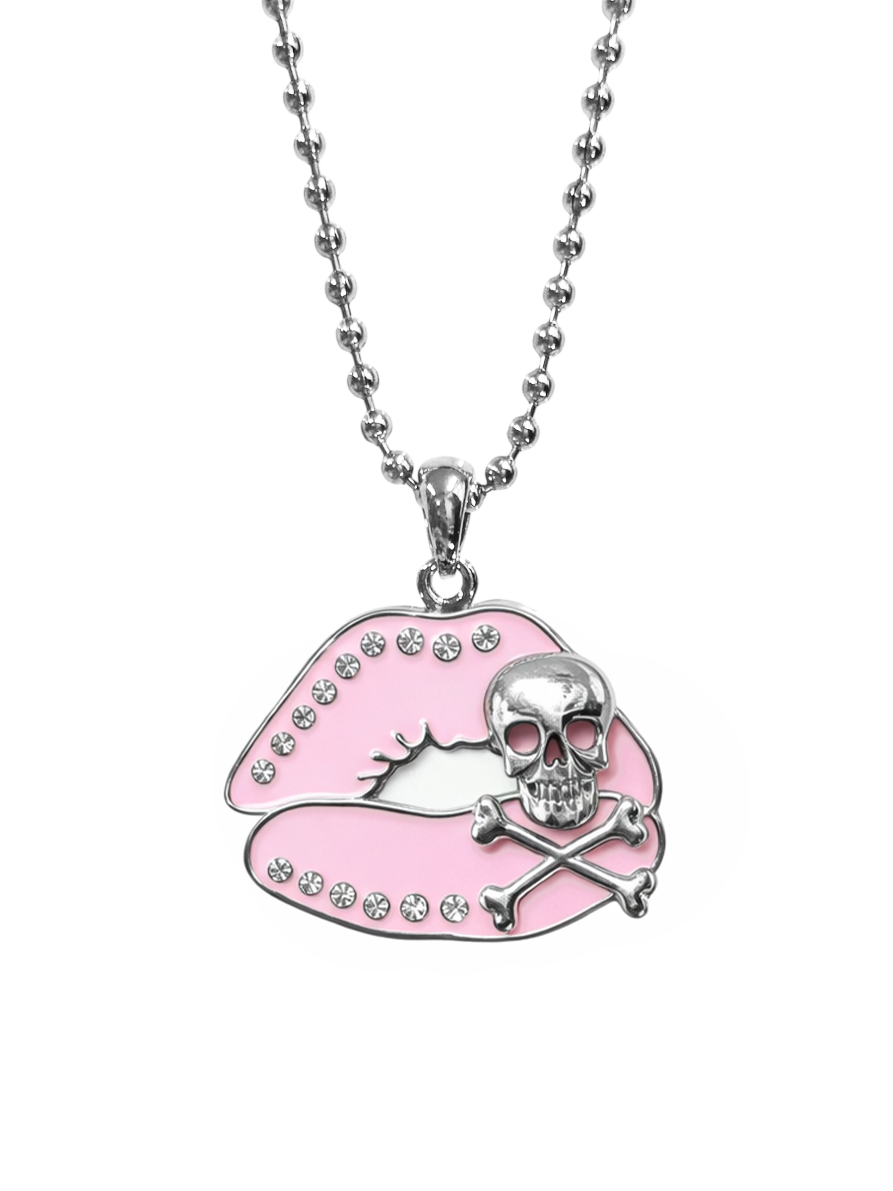 Skull Kiss - Baby Pink