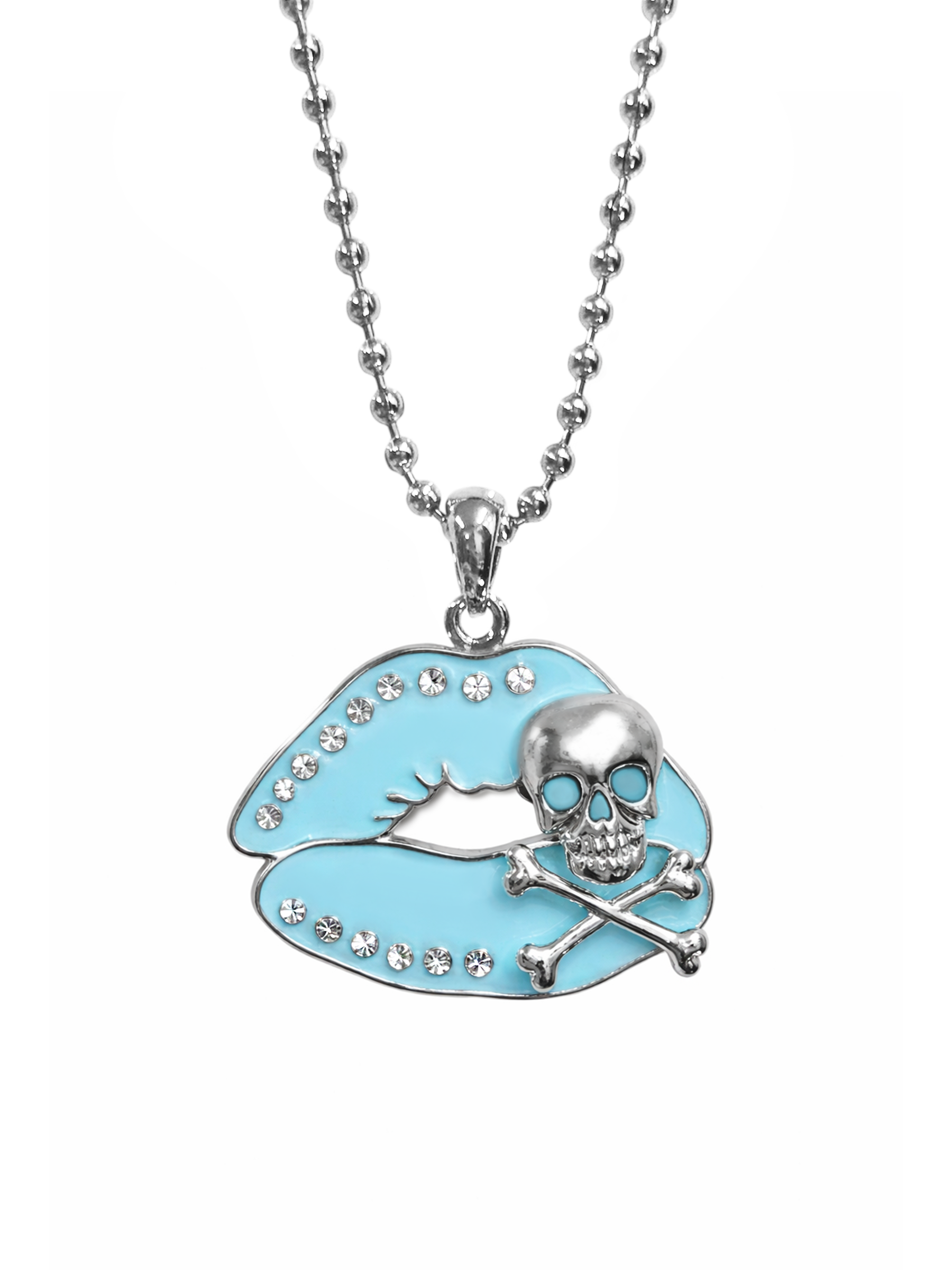 Skull Kiss - Baby Blue