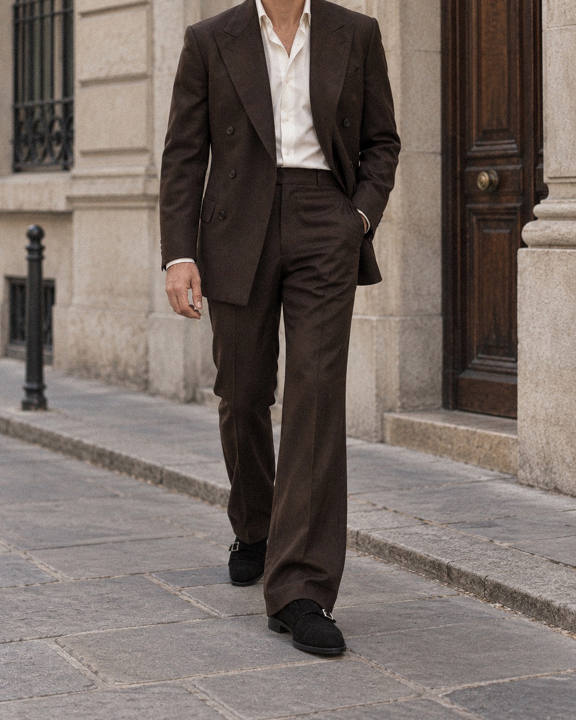 Ardor Monk-strap #1003 [Black suede]