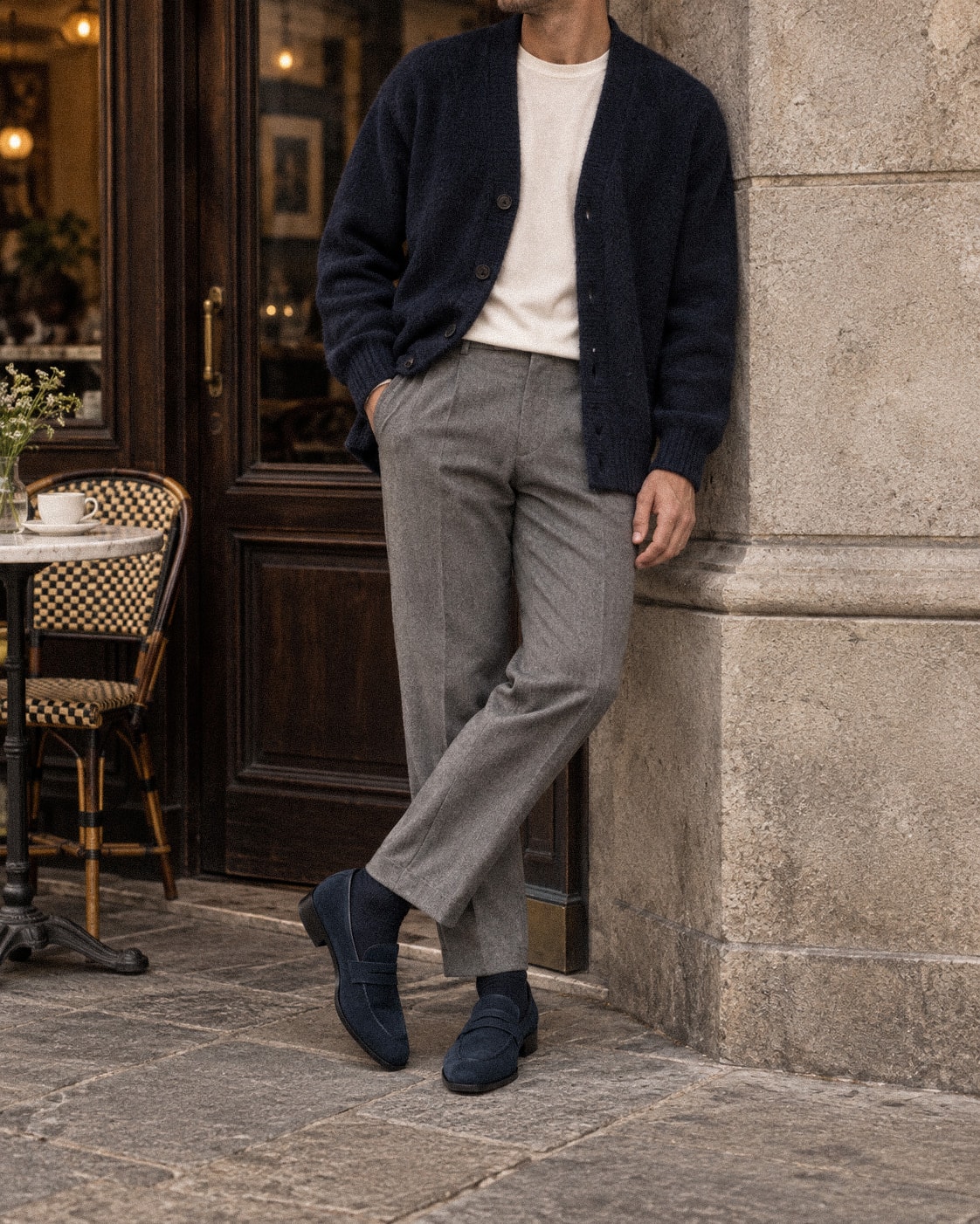 Ardor Loafers #1001 [Navy suede]