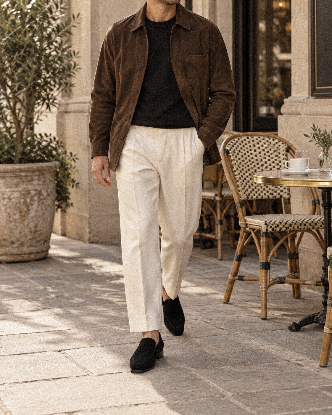 Ardor Loafers #1004 [Black suede]