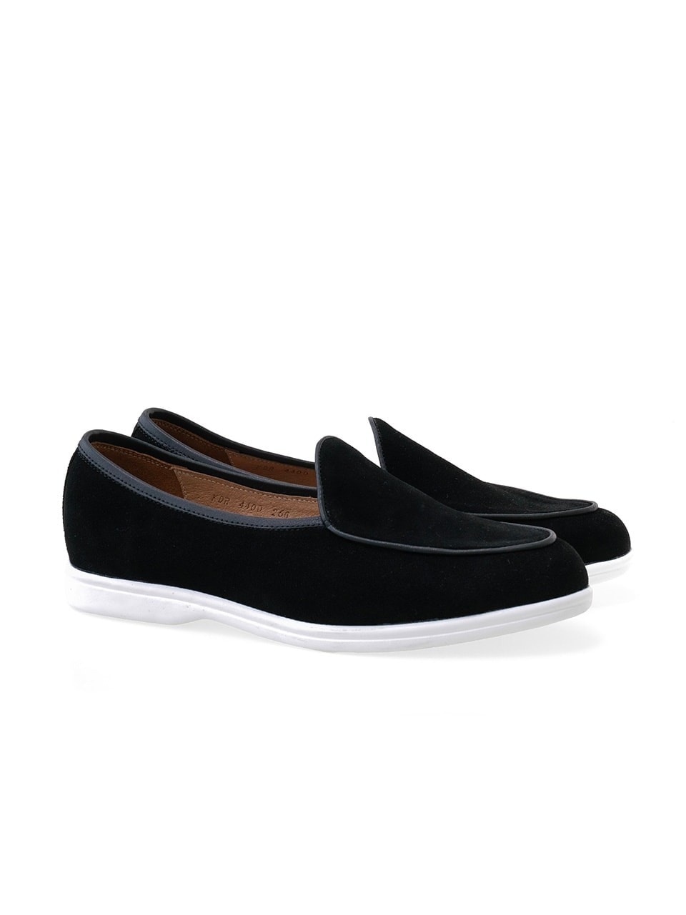 Resort Belgian Loafers #4400W [Black suede]