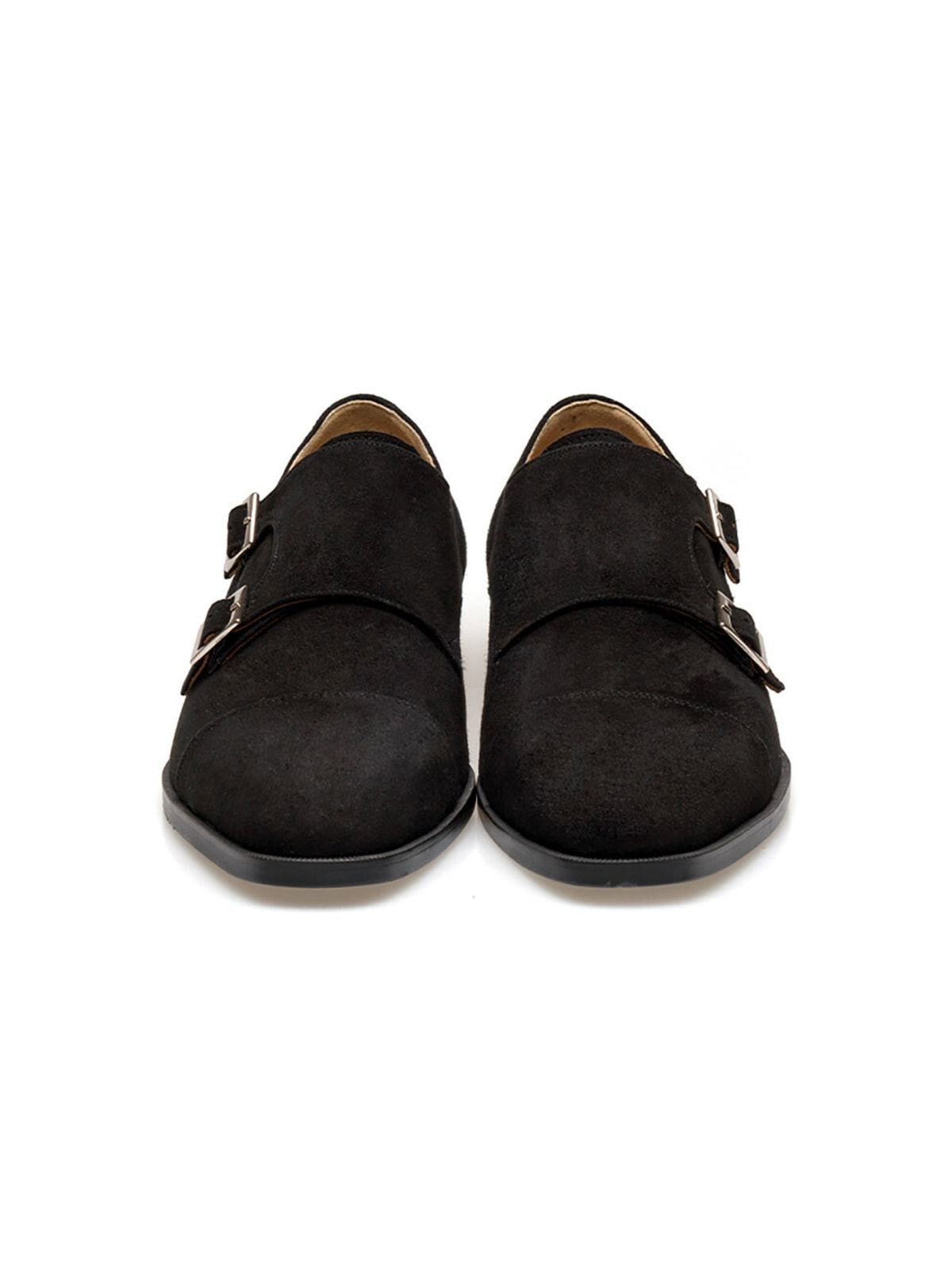 Ardor Monk-strap #1003 [Black suede]