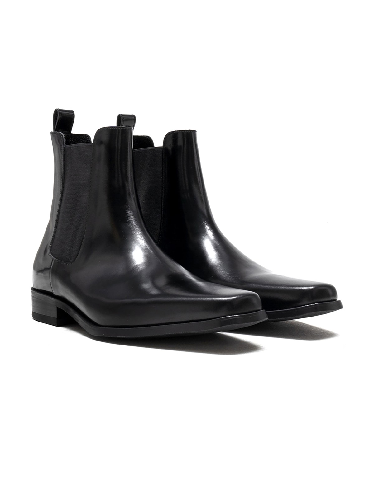Estro Chelsea Boots #080 [Glossy black]