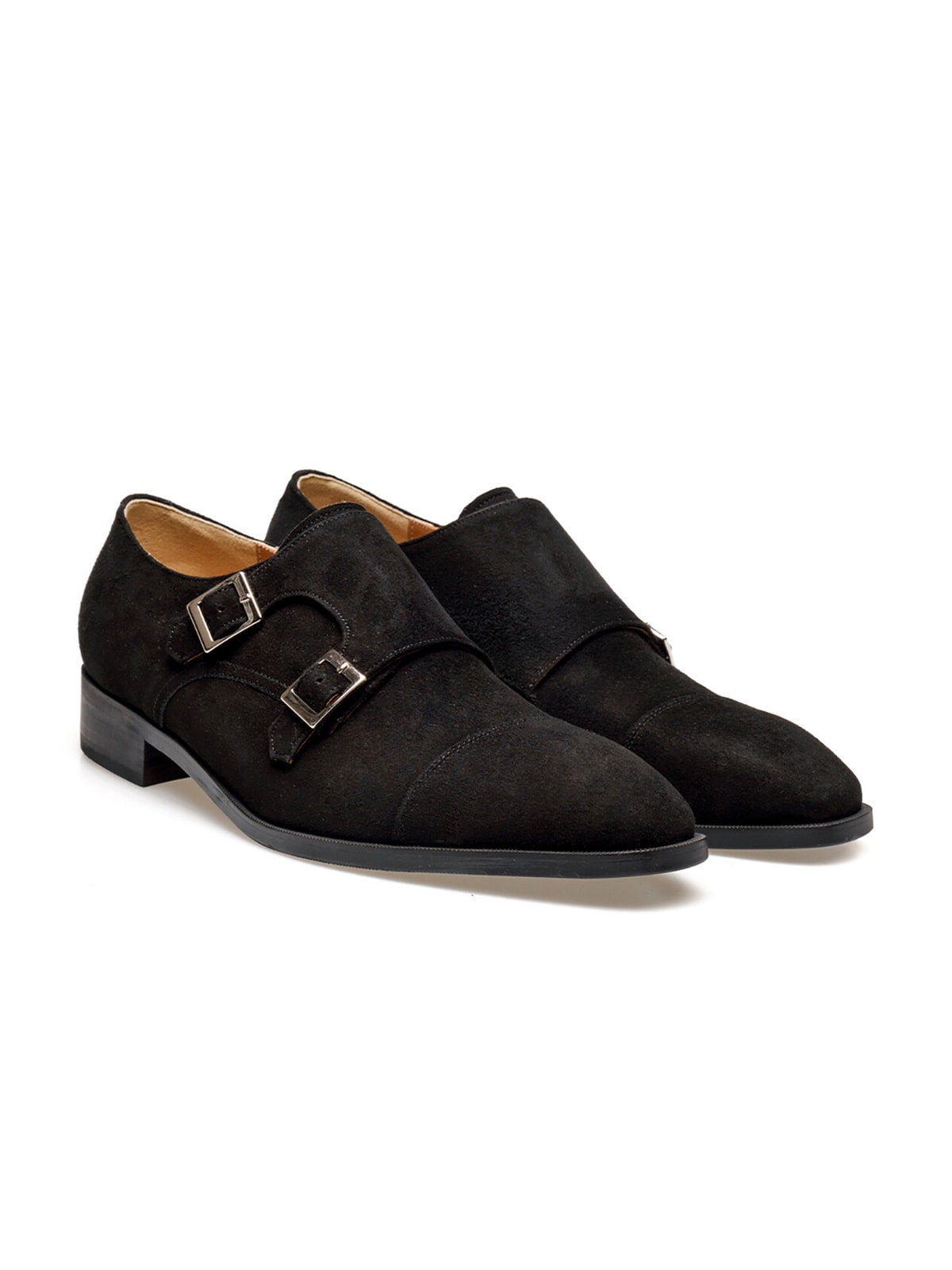 Ardor Monk-strap #1003 [Black suede]