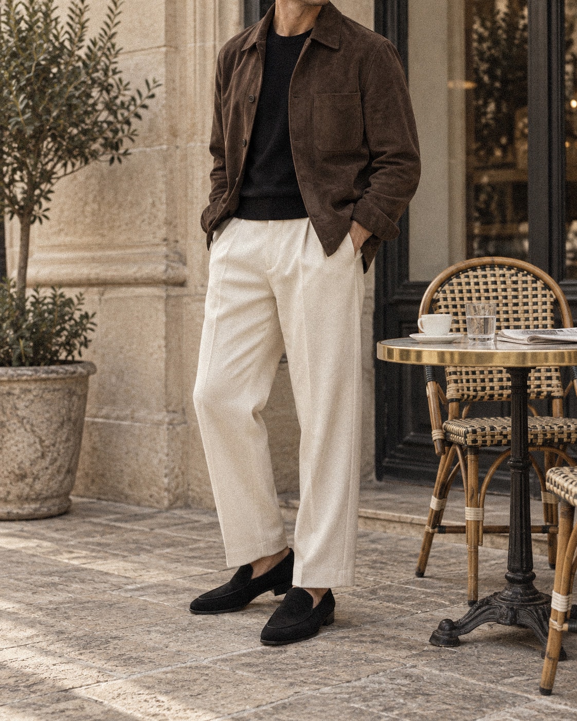Ardor Loafers #1004 [Black suede]