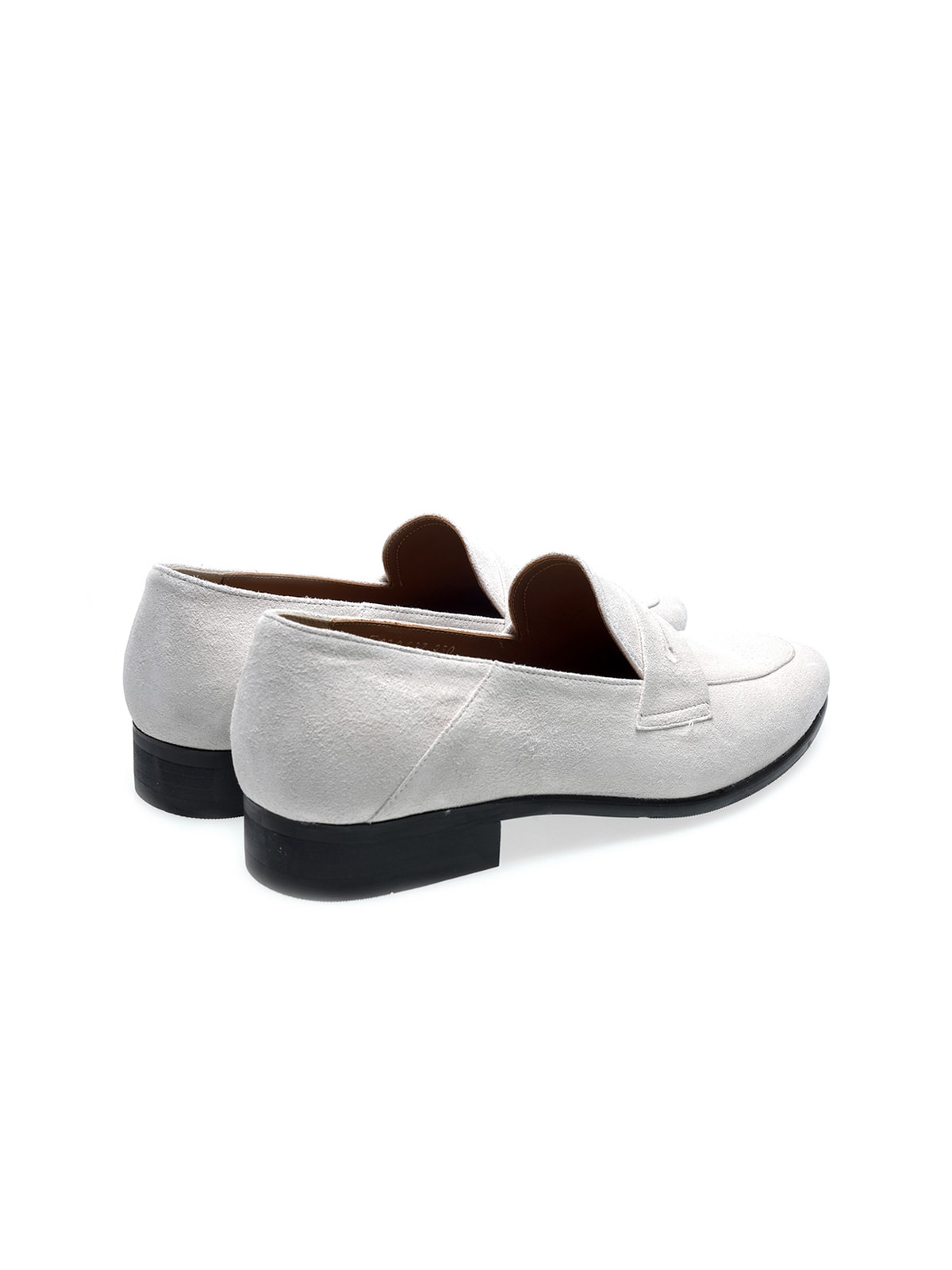 Luce Penny Loafers #027 [White suede]