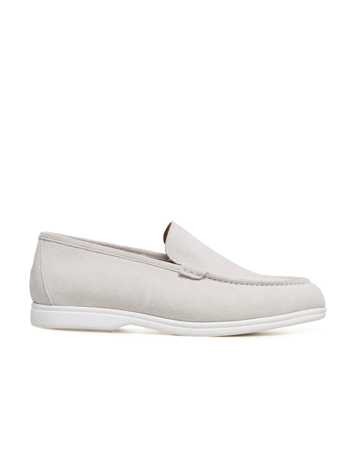 Resort Loafers #502W [White suede]