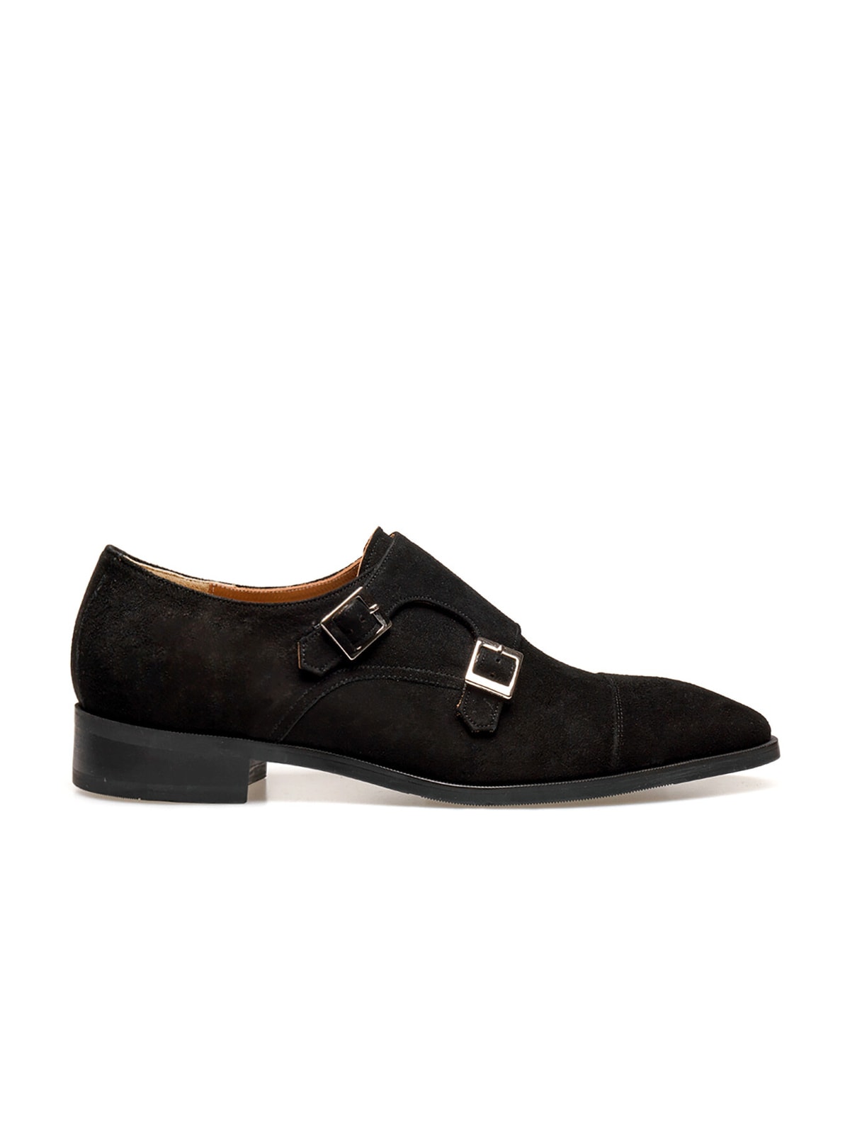 Ardor Monk-strap #1003 [Black suede]