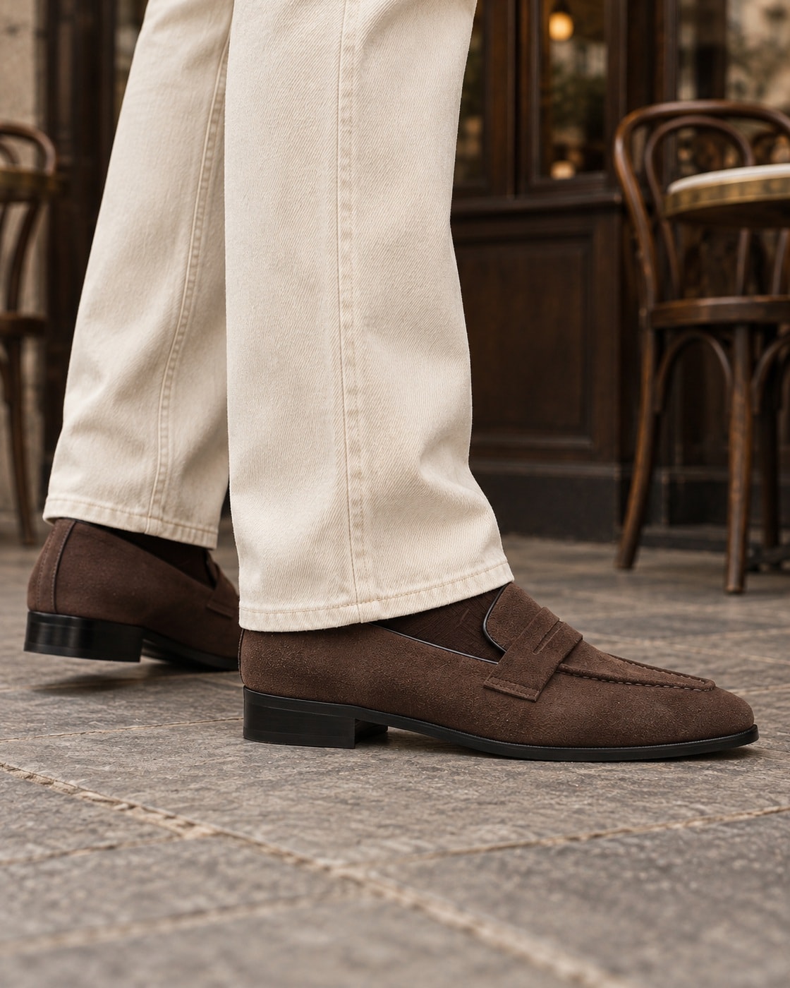 Ardor Loafers #1001 [Dark brown suede]