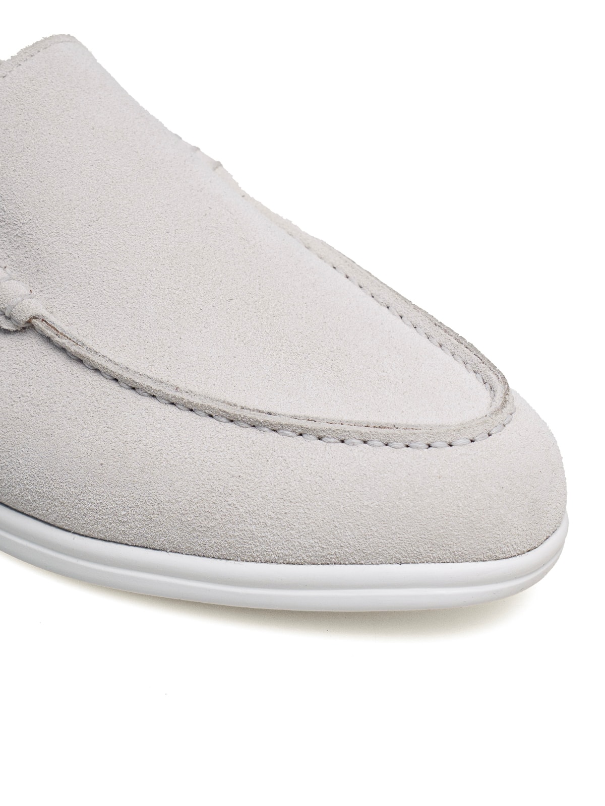 Resort Loafers #502W [White suede]