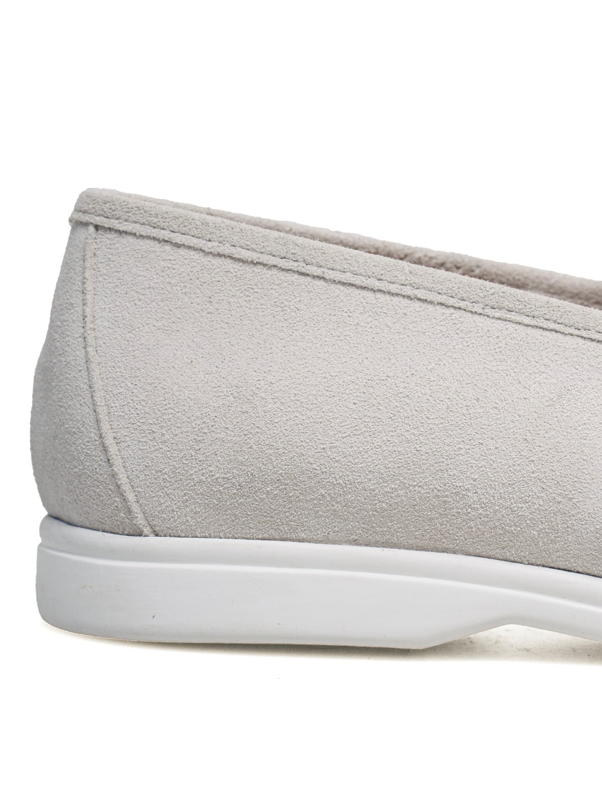 Resort Loafers #502W [White suede]