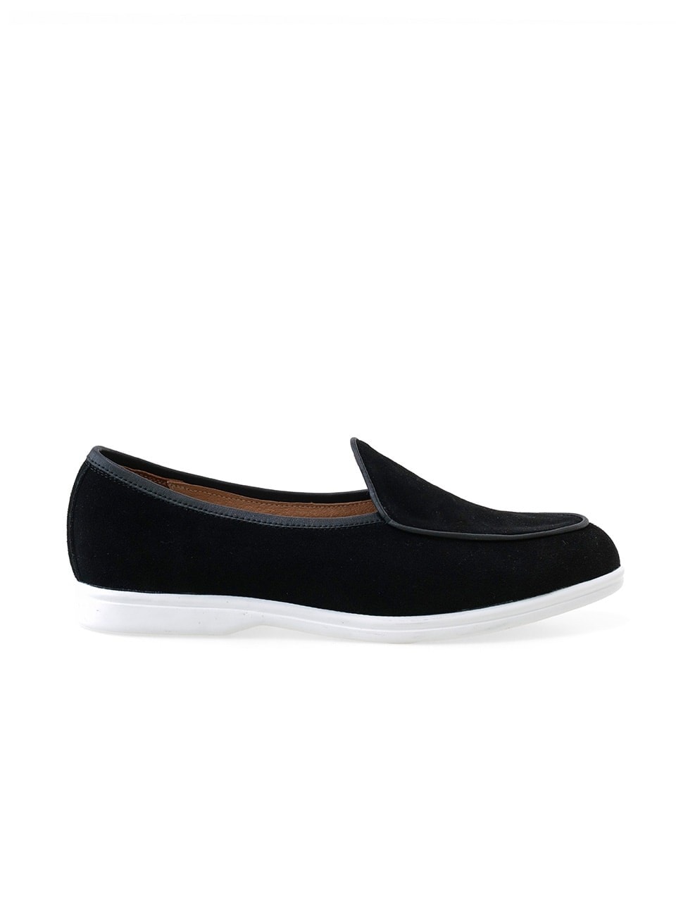 Resort Belgian Loafers #4400W [Black suede]